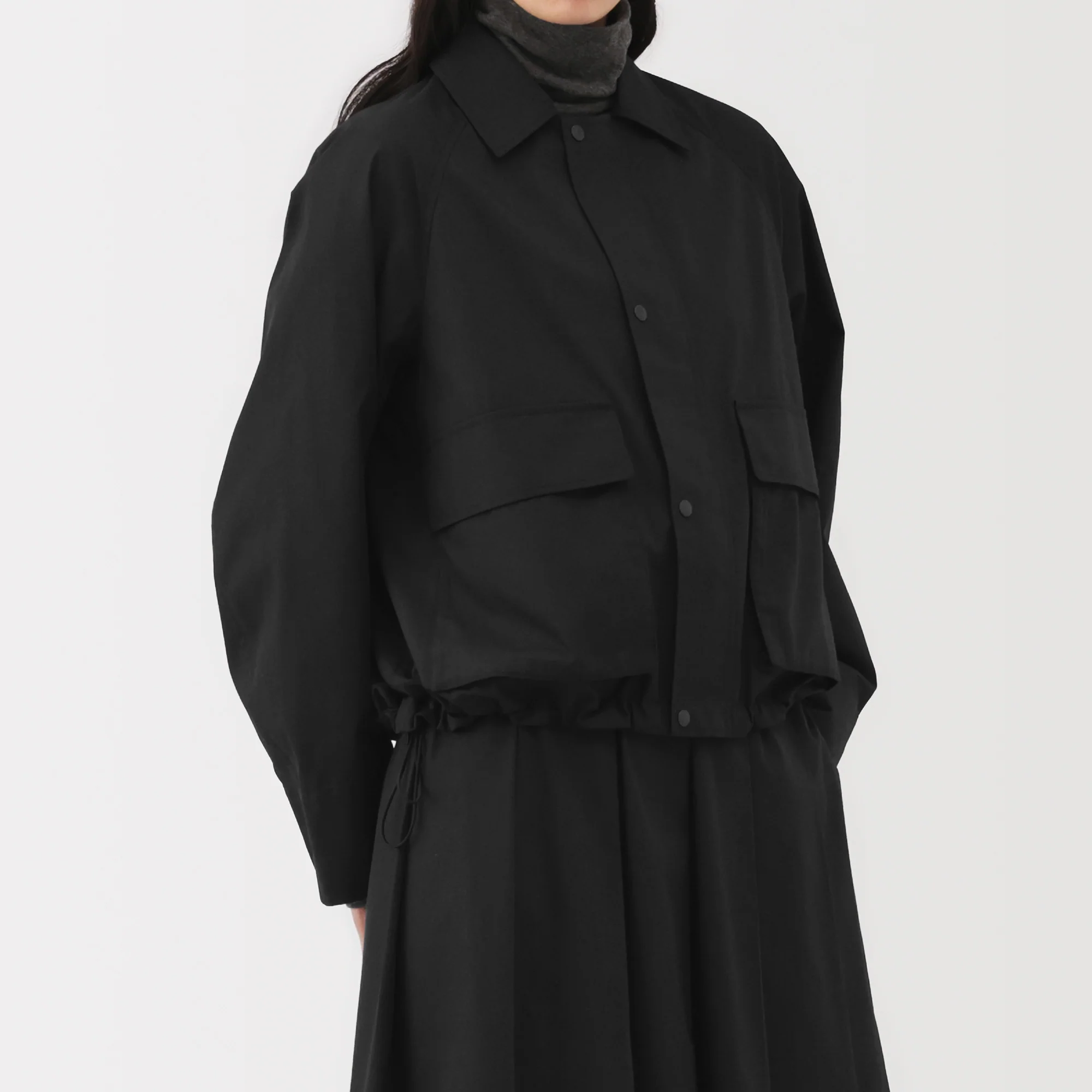 Labo Polyester Cotton Short Blouson - Image 7