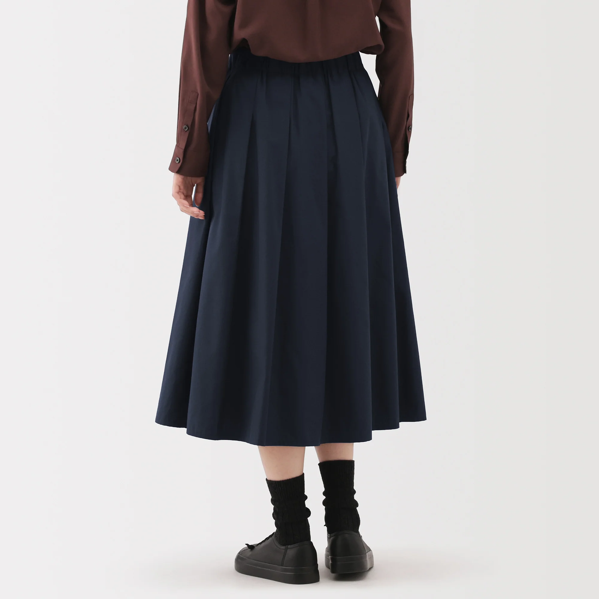 Labo Polyester Cotton Tuck Skirt - Image 17