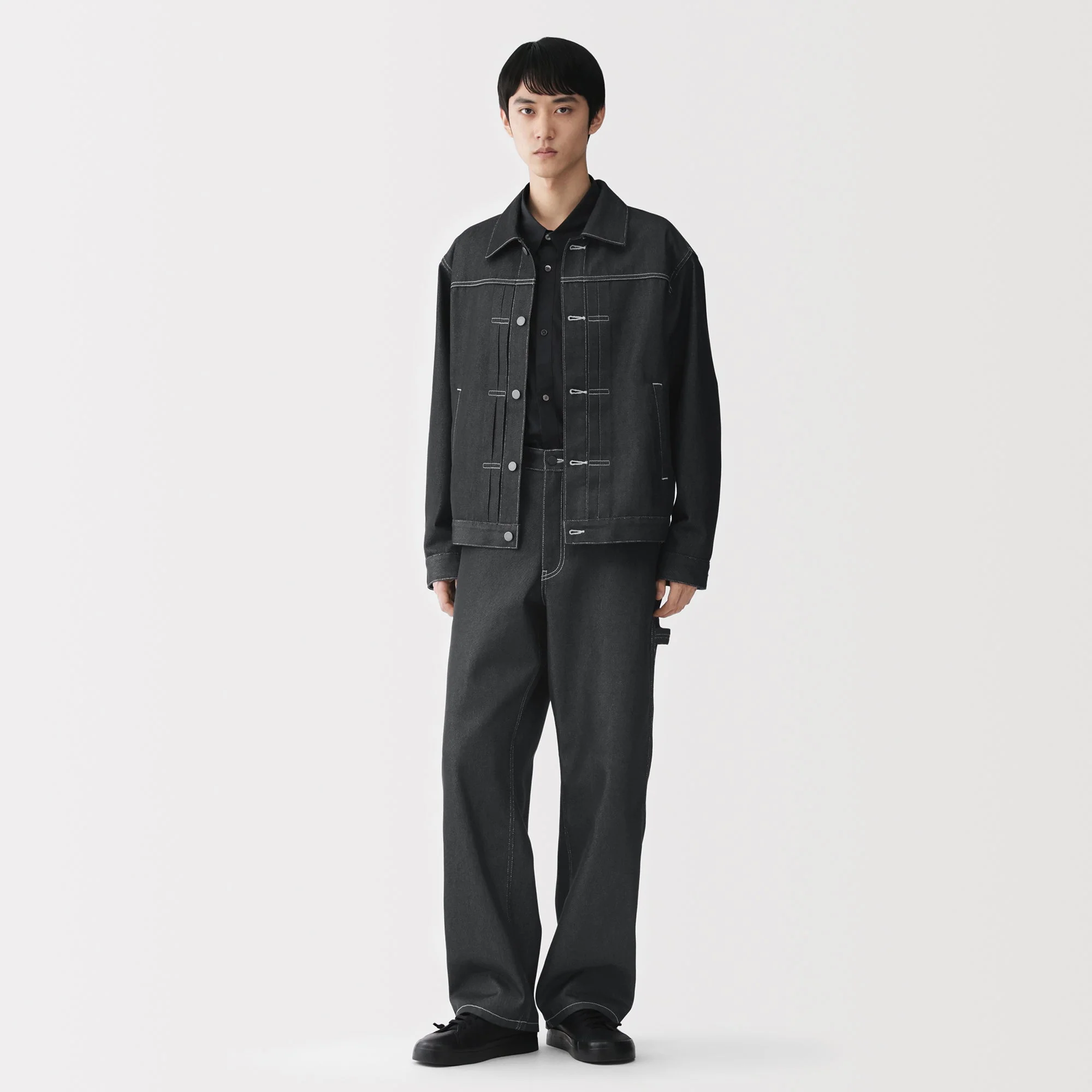 Labo Polyester Denim Work Pants - Image 3