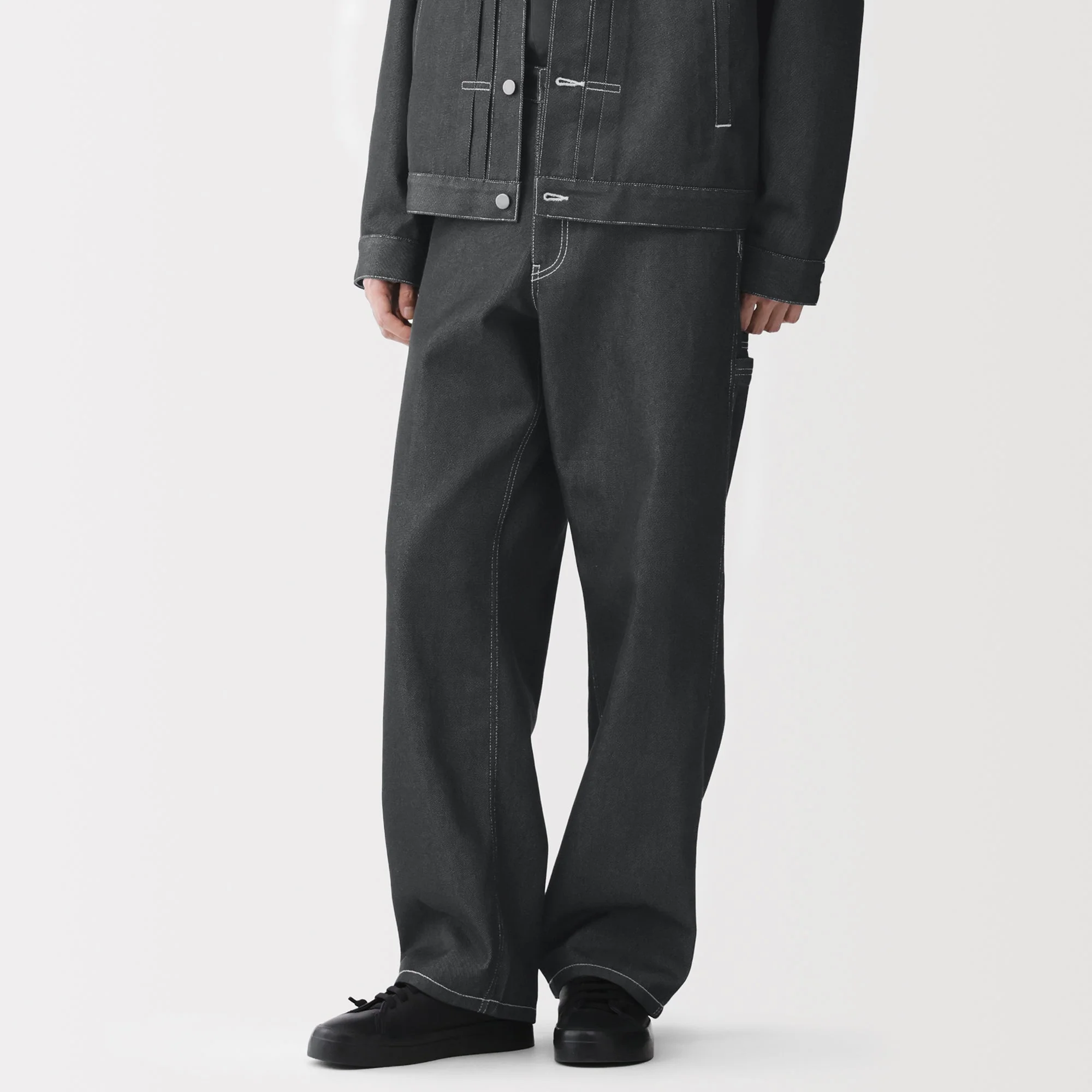Labo Polyester Denim Work Pants - Image 4