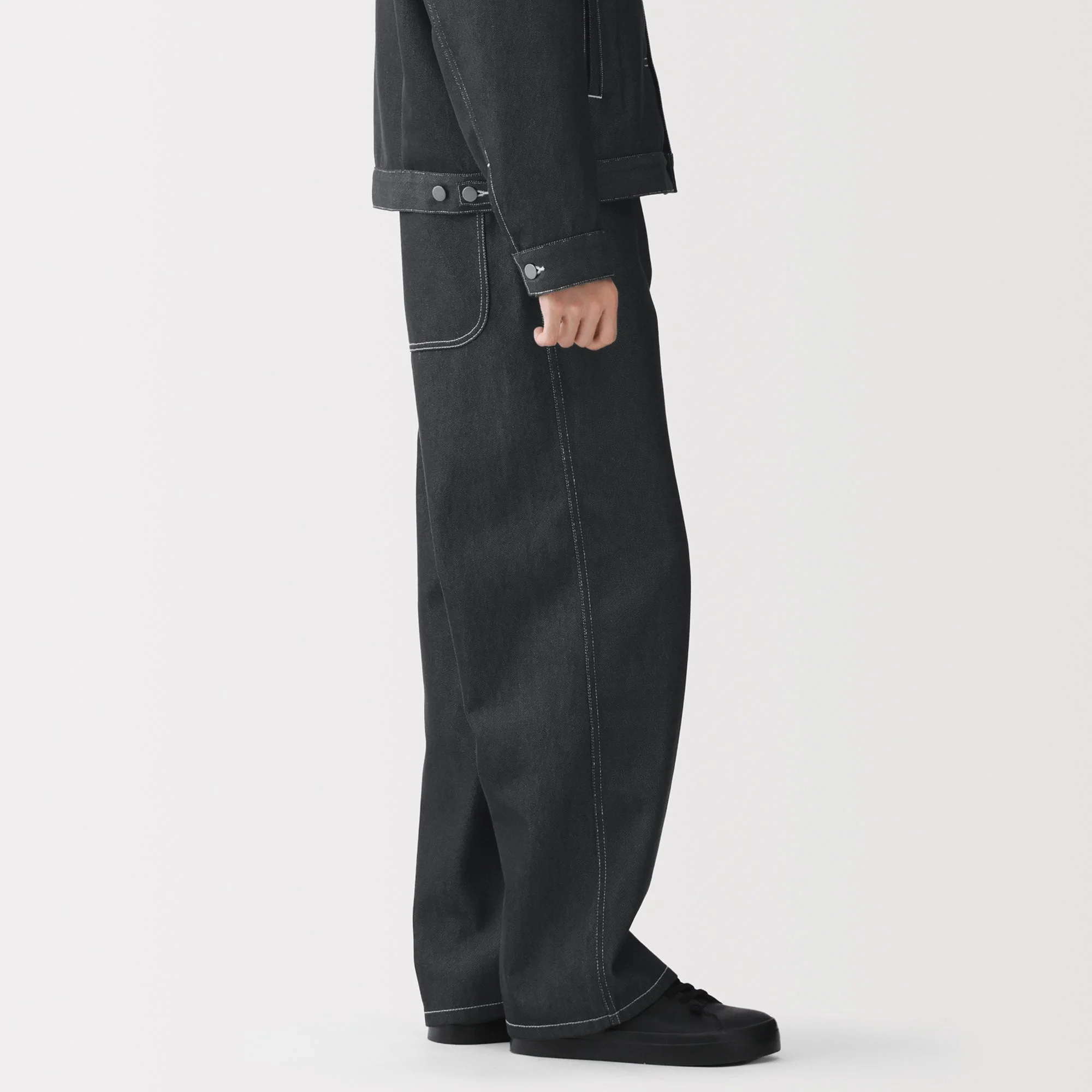 Labo Polyester Denim Work Pants - Image 5