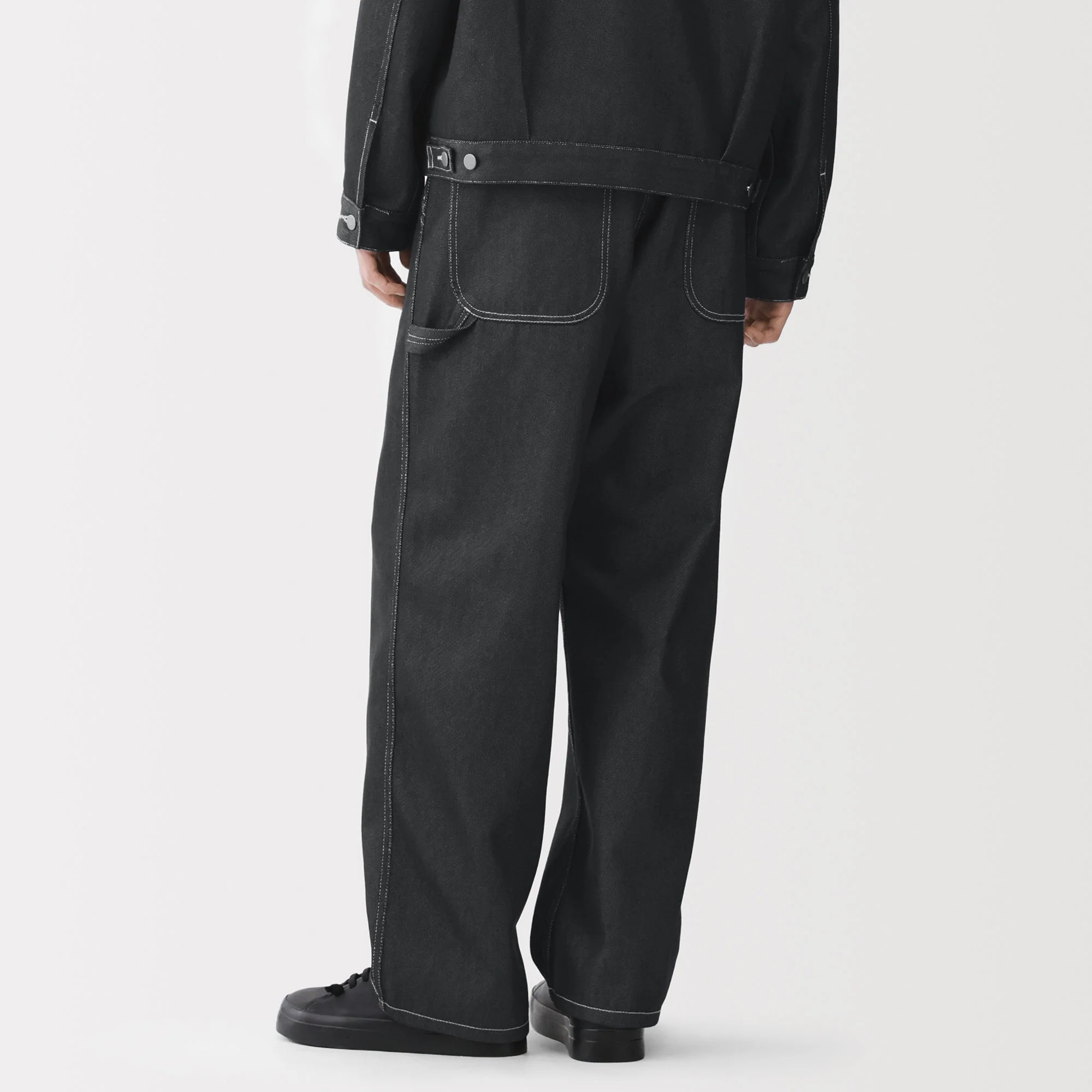 Labo Polyester Denim Work Pants - Image 6