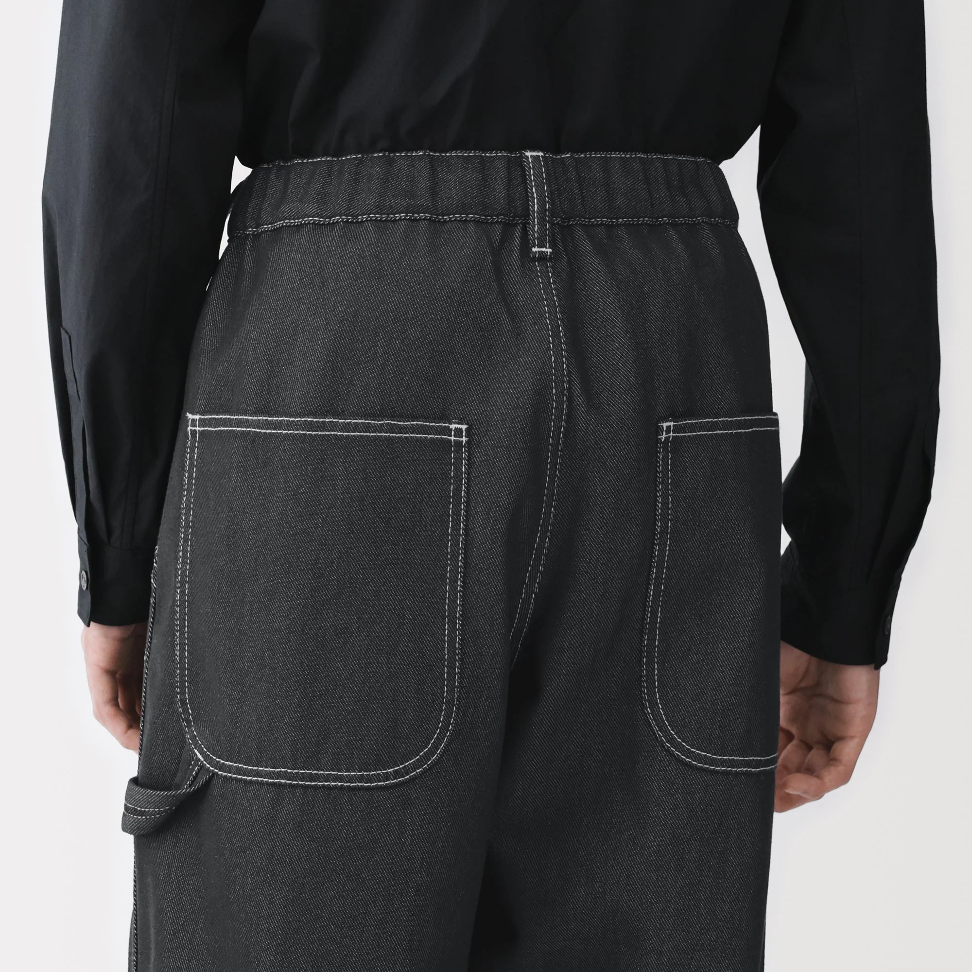 Labo Polyester Denim Work Pants - Image 8