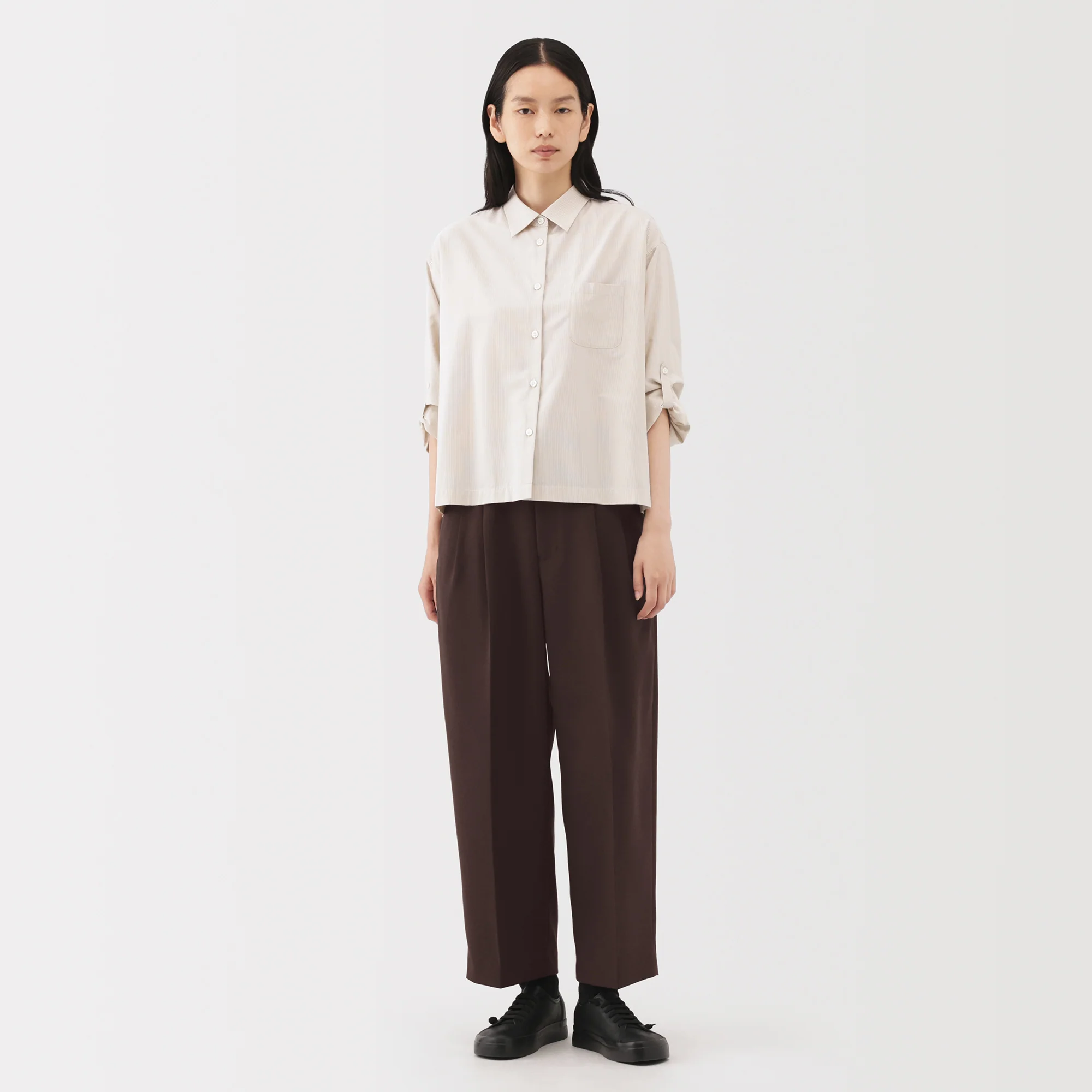 Labo Polyester Twill Wide Pants - Image 4