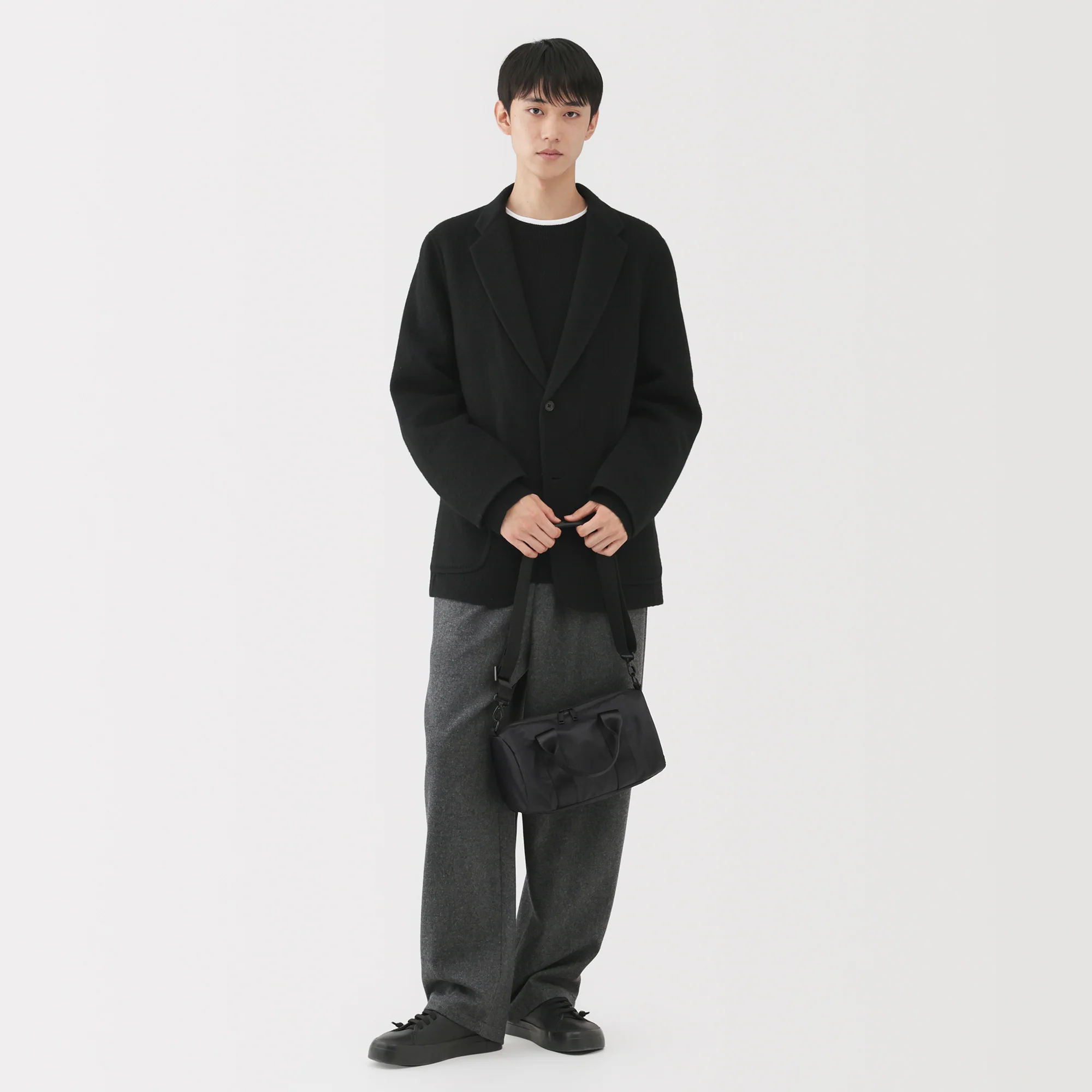 Labo Recycled Nylon Mini Boston Bag - Image 9