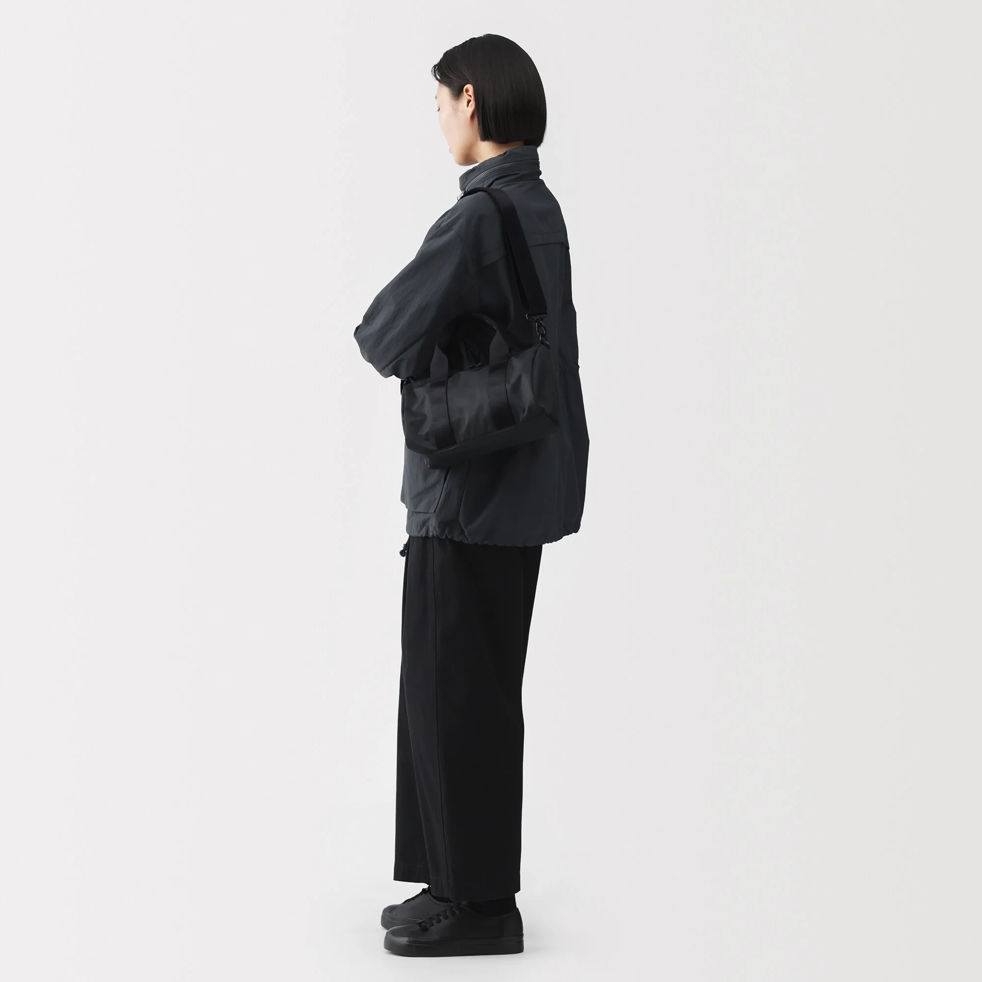 Labo Recycled Nylon Mini Boston Bag - Image 7