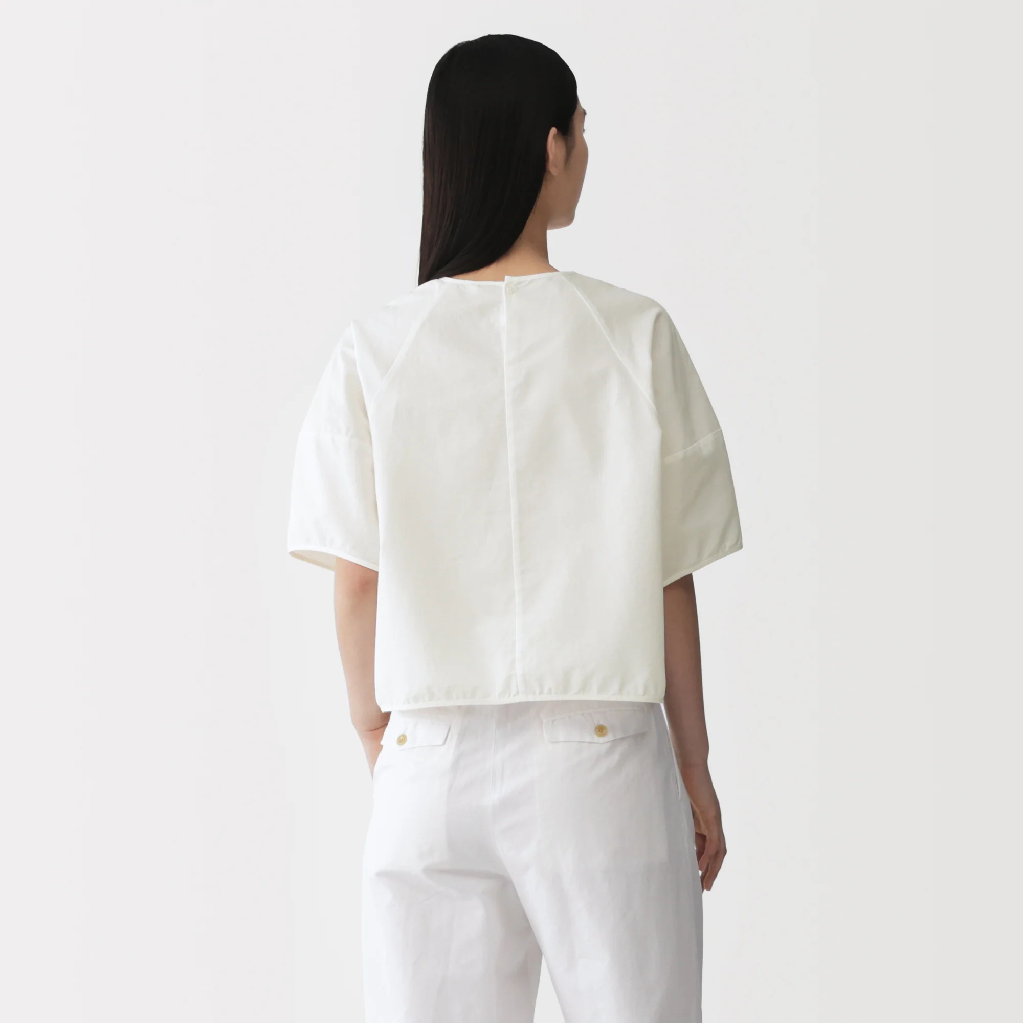 Labo Washi Blend Basket Weave Blouse - Image 14