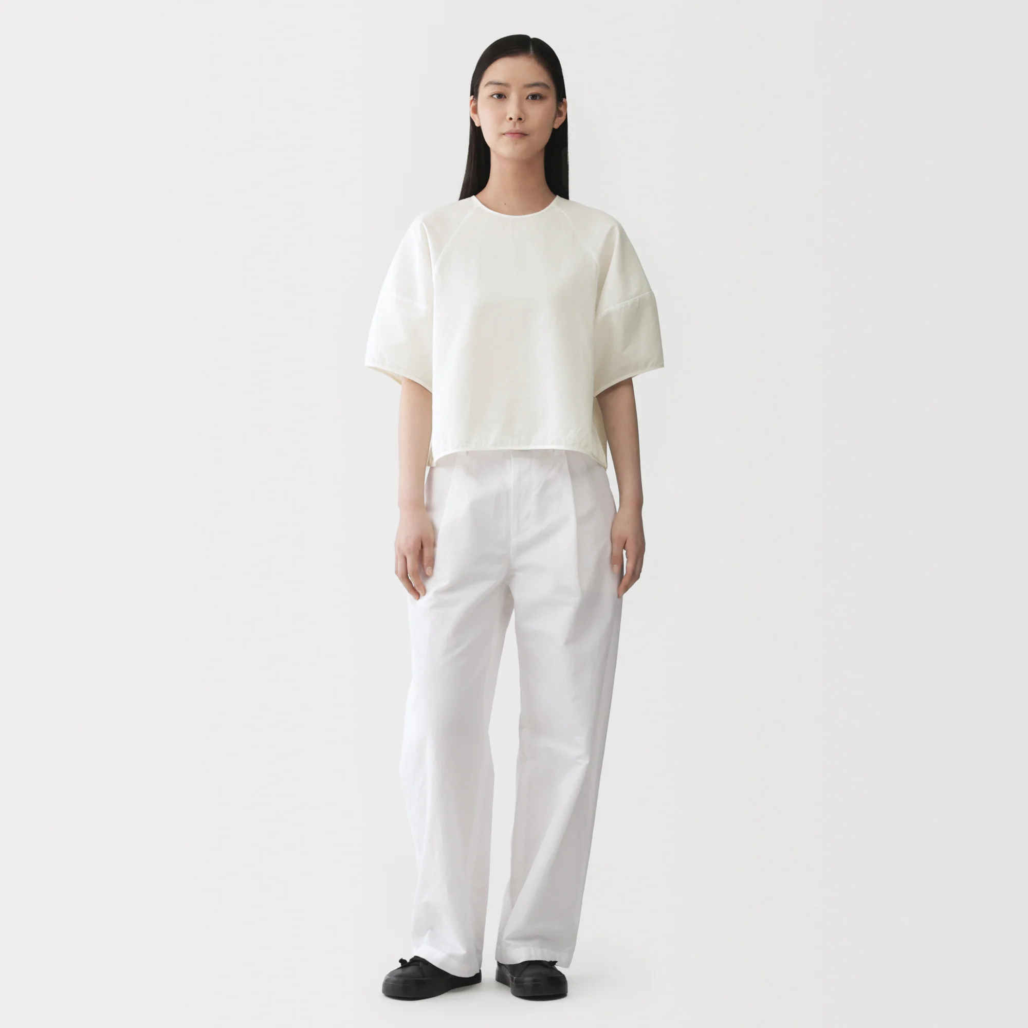 Labo Washi Blend Basket Weave Blouse - Image 4