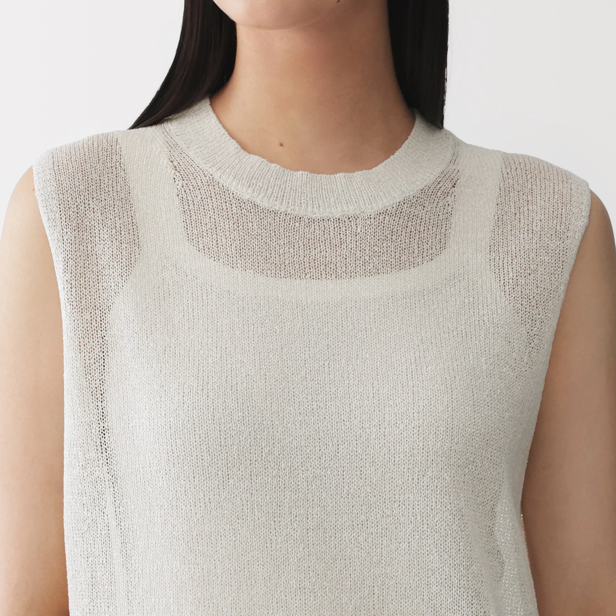 Labo Washi Blend Sleeveless Sweater - Image 16