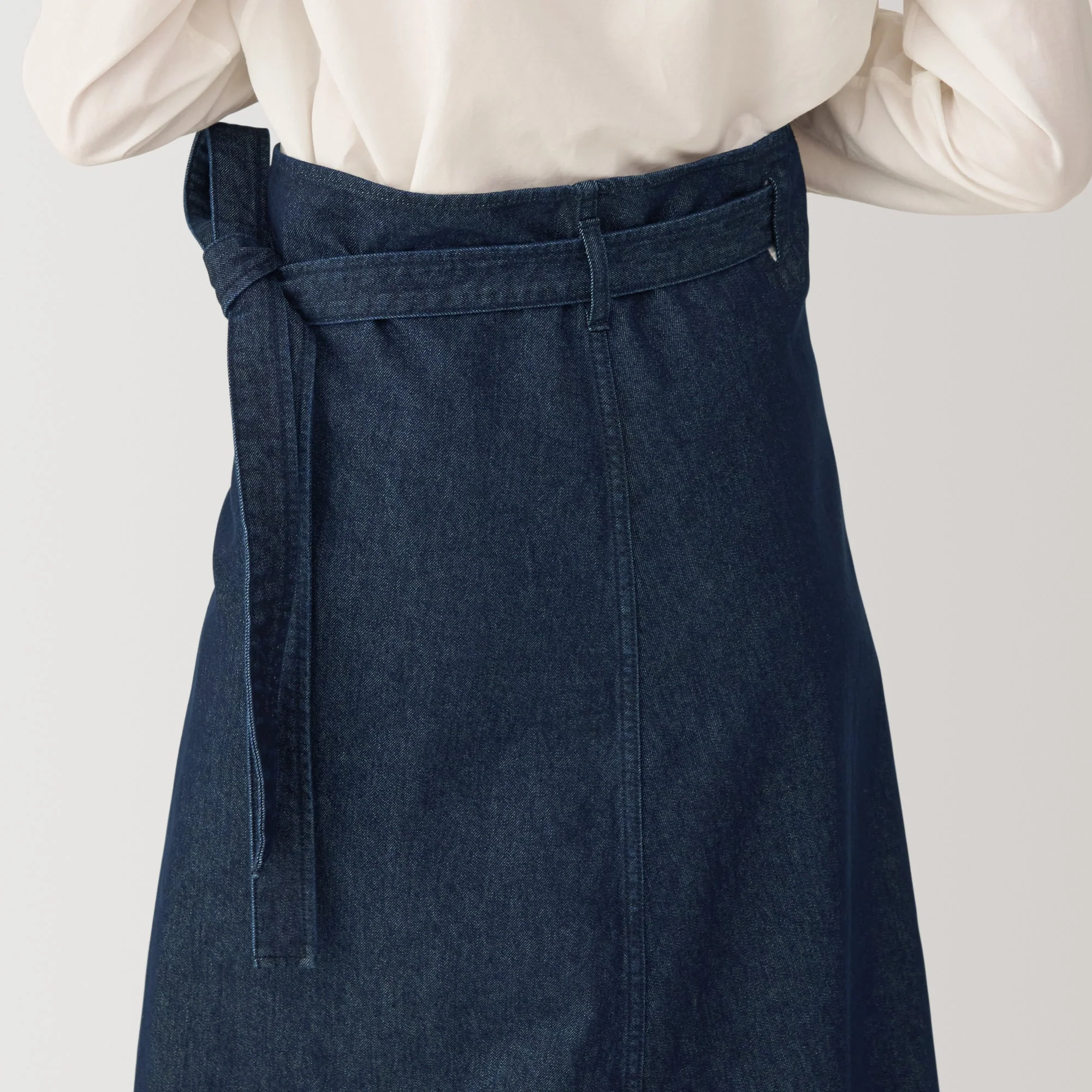 Labo Women's Washi Blend Denim Wrap-Around Skirt - Image 10