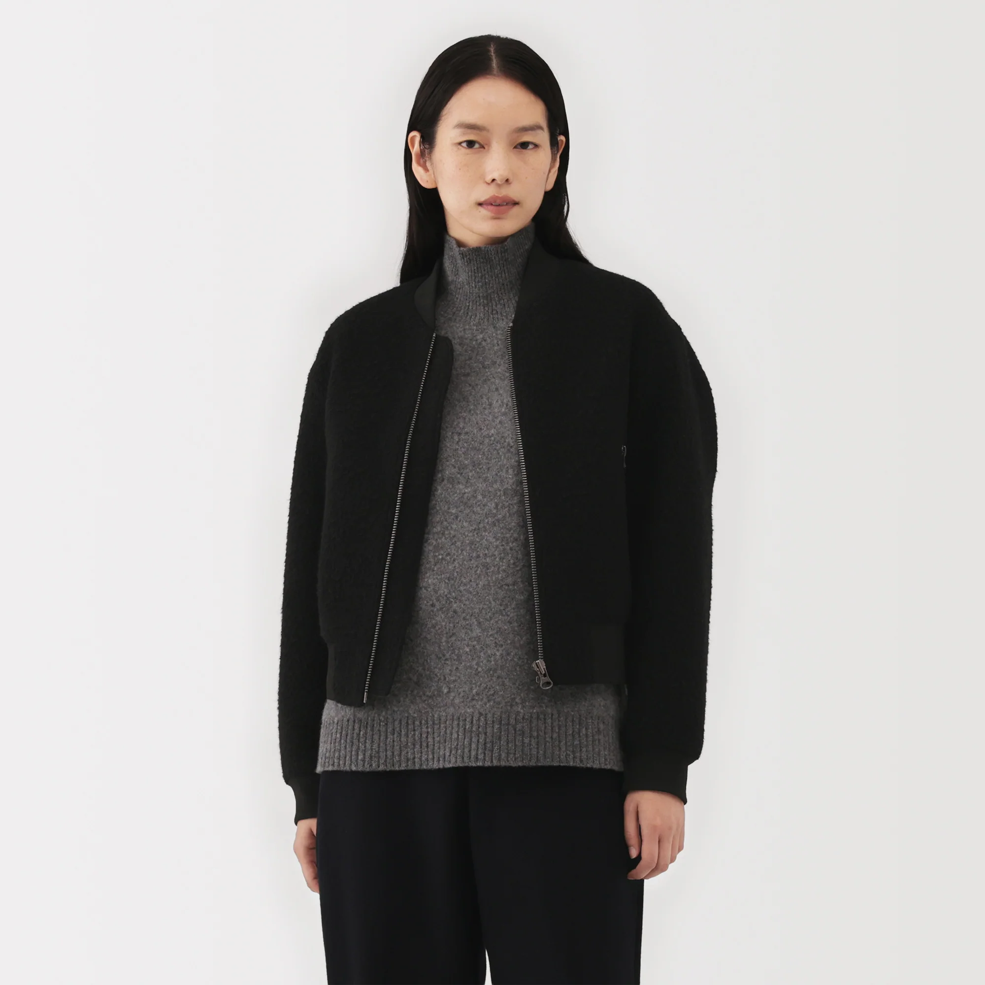 Labo Wool Blend Short Blouson - Image 12