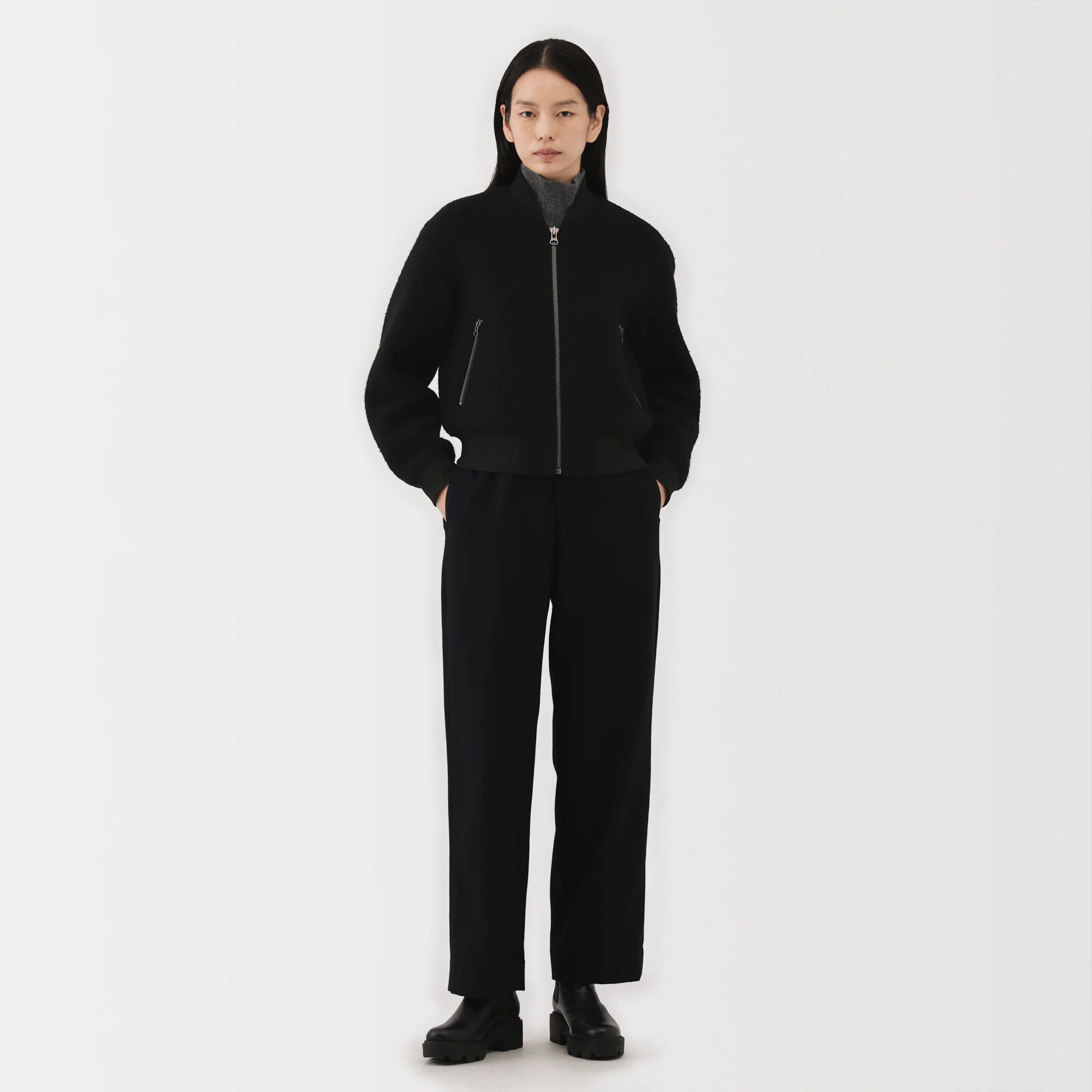Labo Wool Blend Short Blouson - Image 13