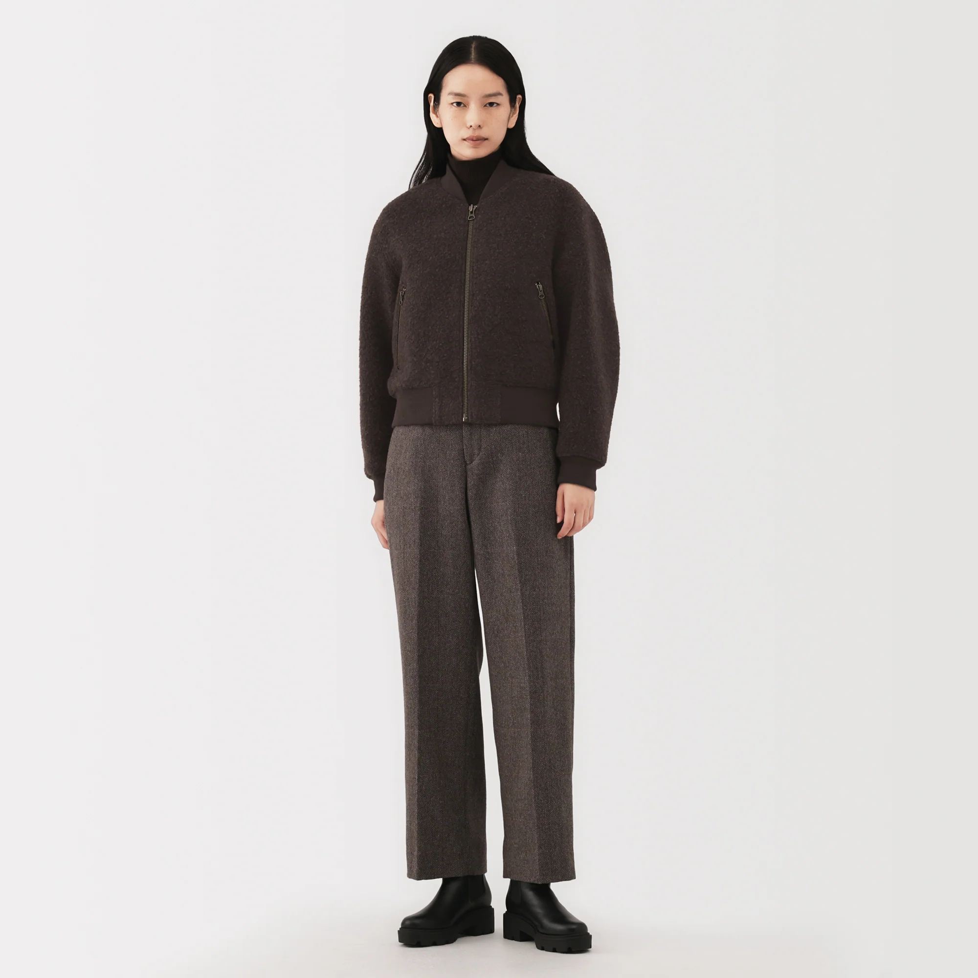 Labo Wool Blend Short Blouson - Image 4