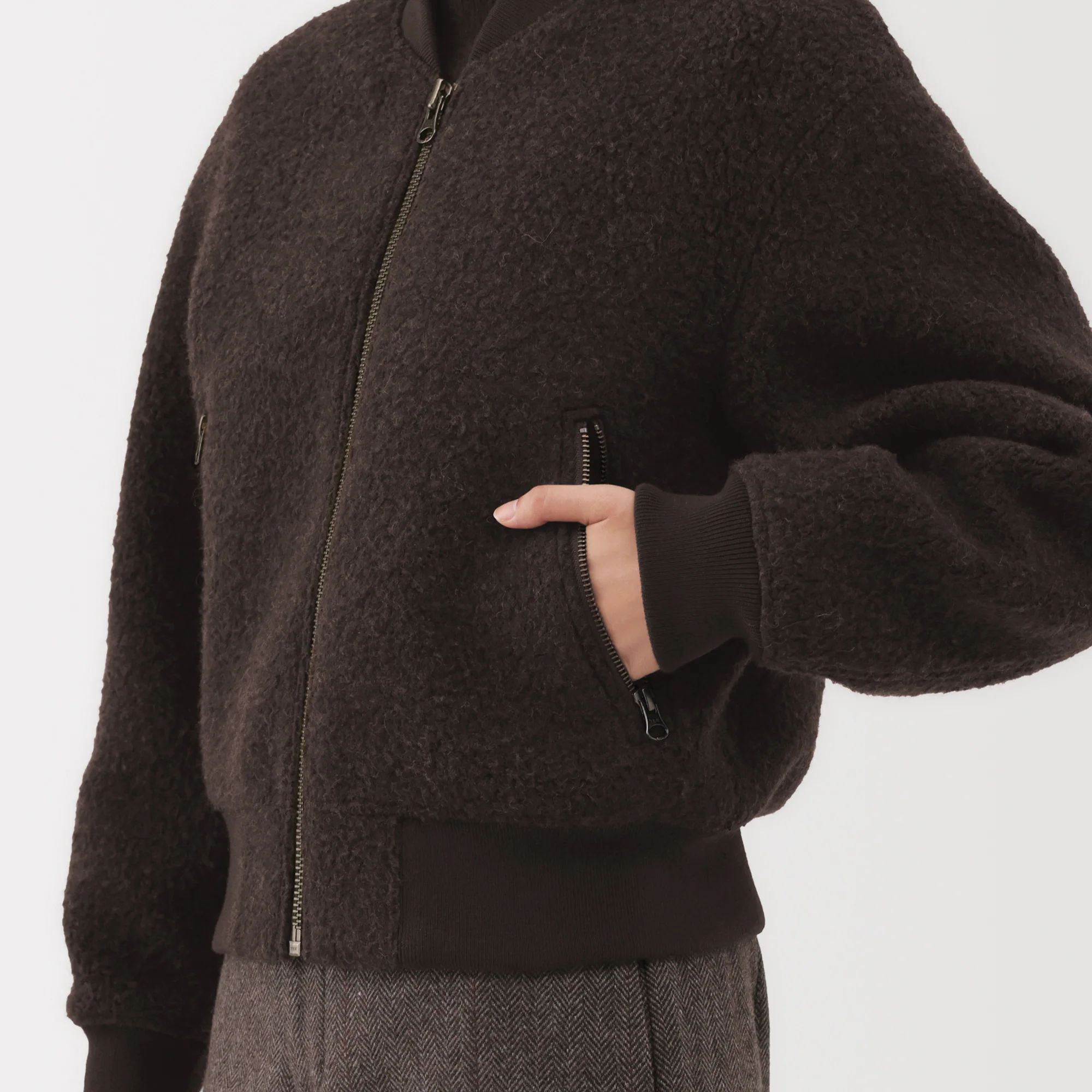 Labo Wool Blend Short Blouson - Image 8