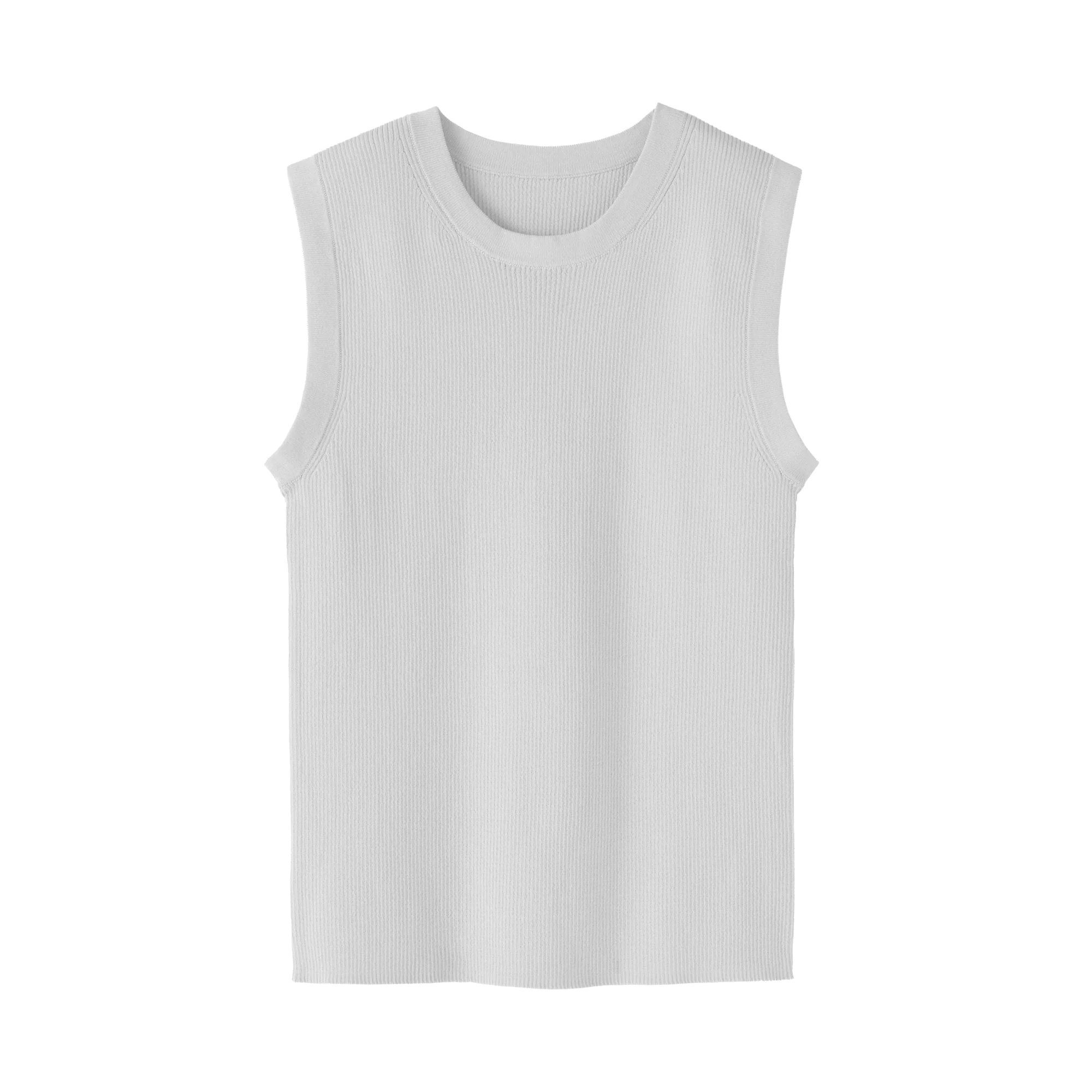 Light Knit Sleeveless Sweater - Image 9