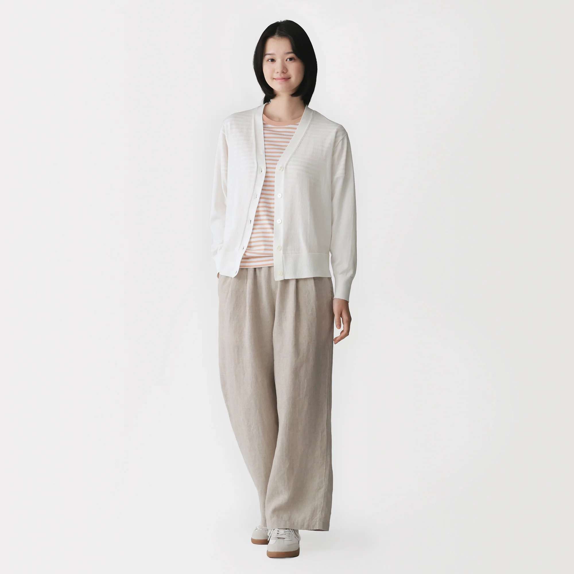 Light Knit V-Neck Cardigan - Image 12