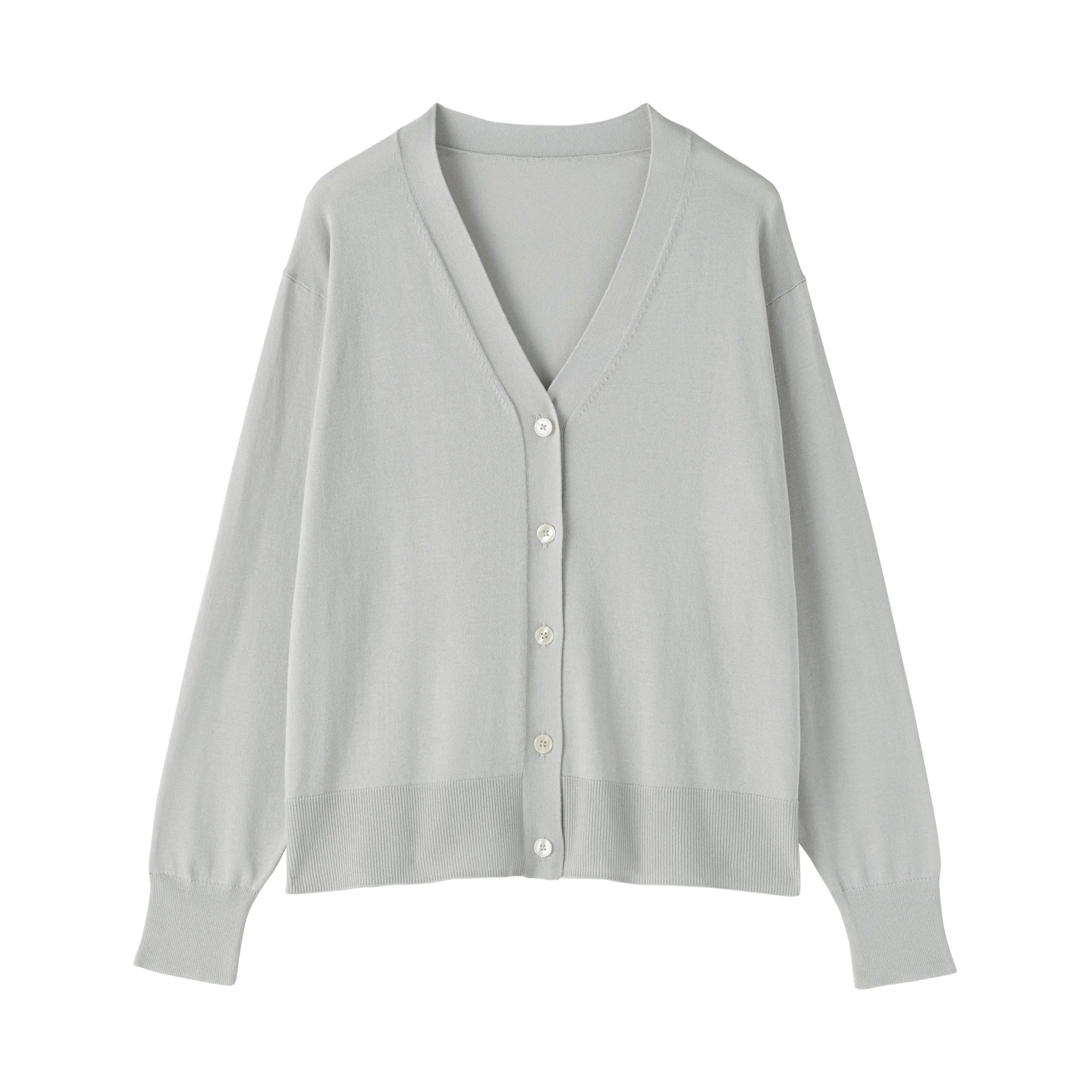 Light Knit V-Neck Cardigan - Image 18
