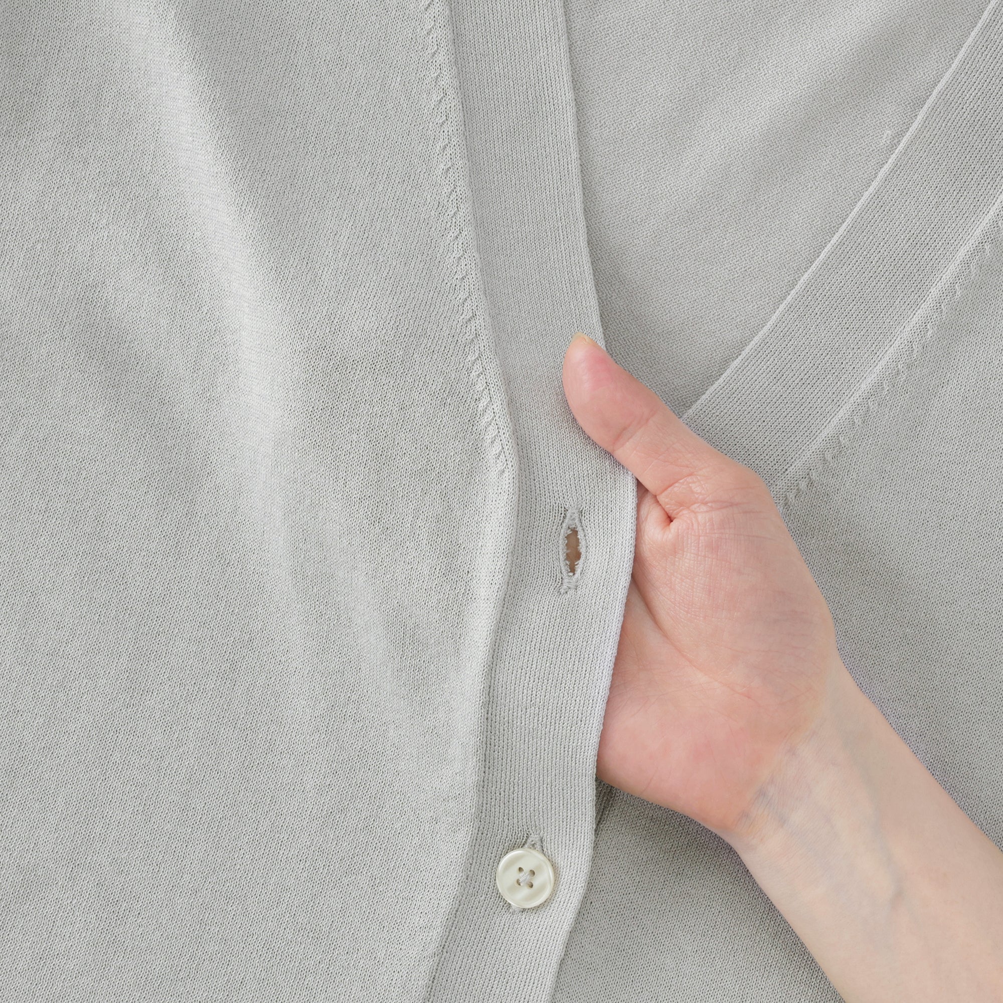 Light Knit V-Neck Cardigan - Image 25