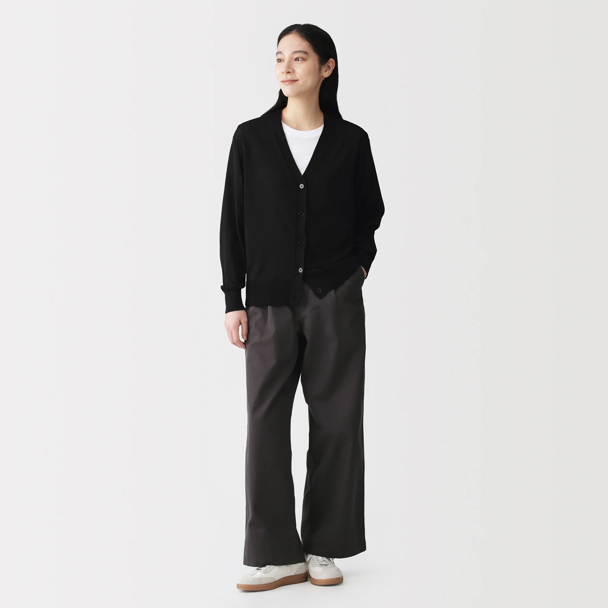 Light Knit V-Neck Cardigan - Image 28