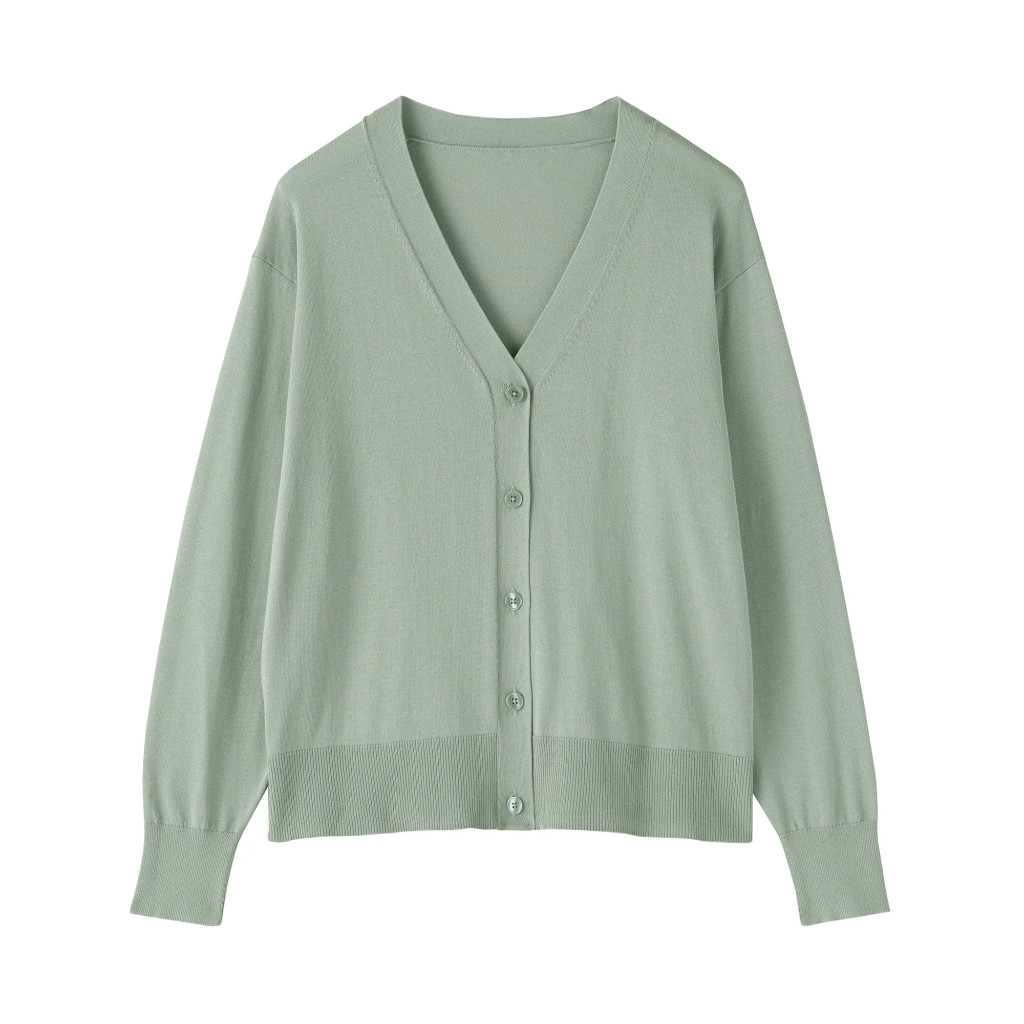 Light Knit V-Neck Cardigan - Image 34