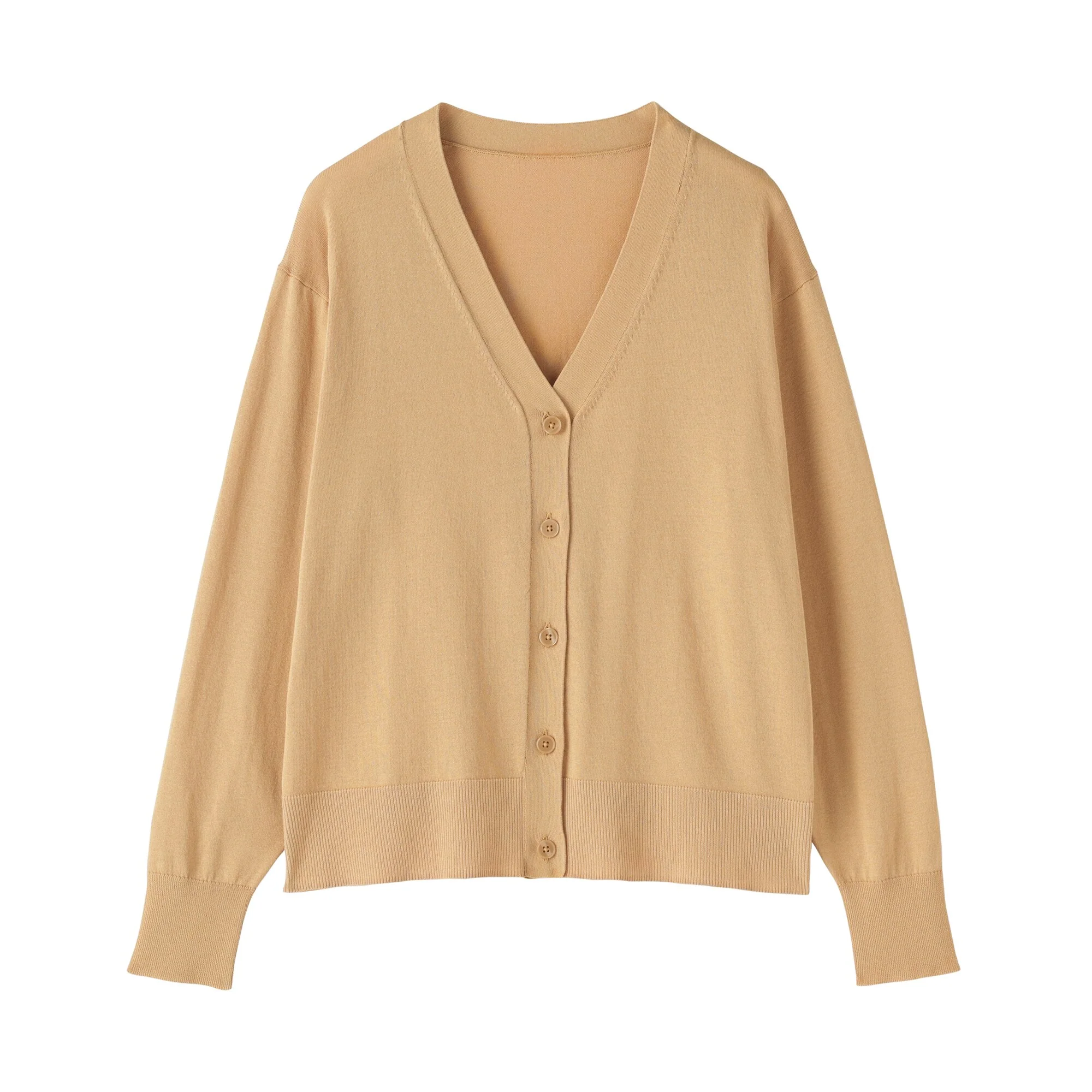 Light Knit V-Neck Cardigan - Image 50