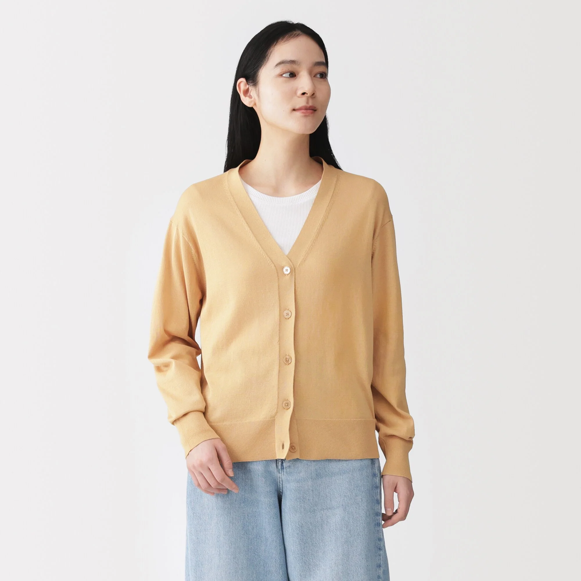 Light Knit V-Neck Cardigan - Image 51