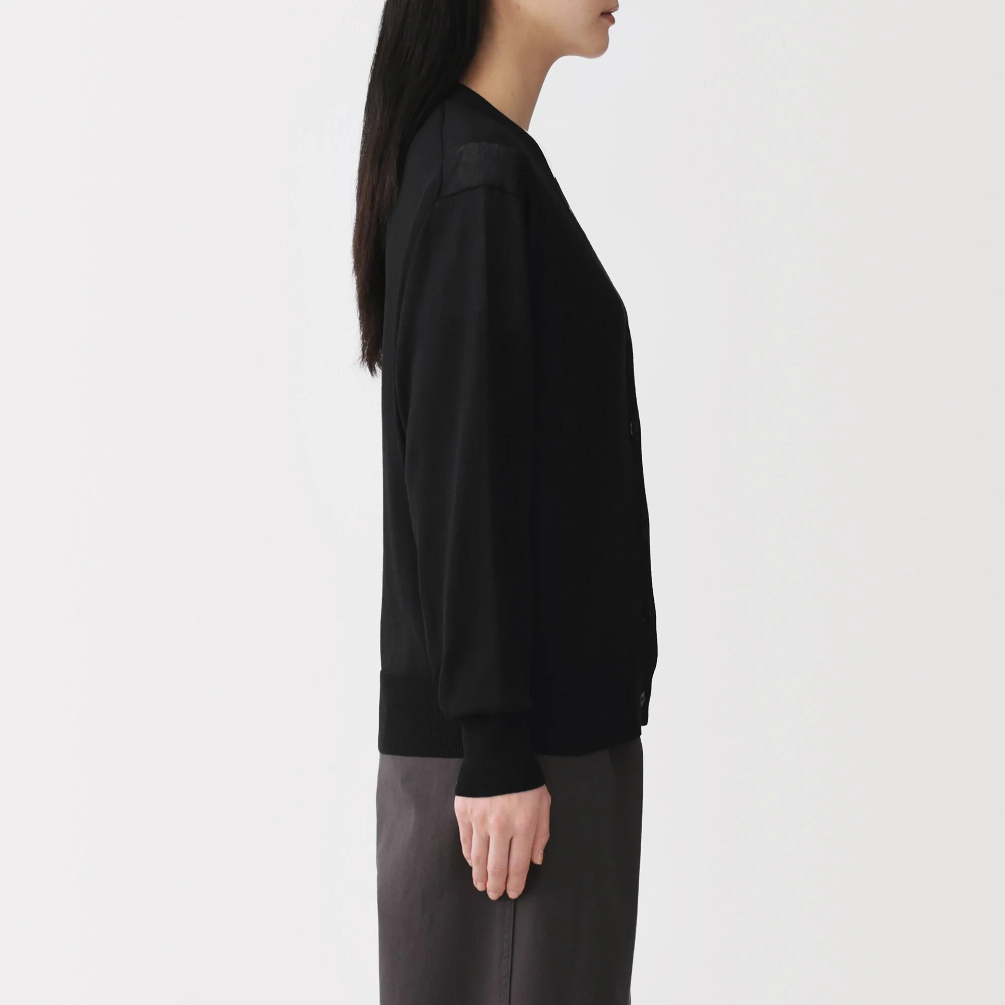 Light Knit V-Neck Cardigan - Image 53