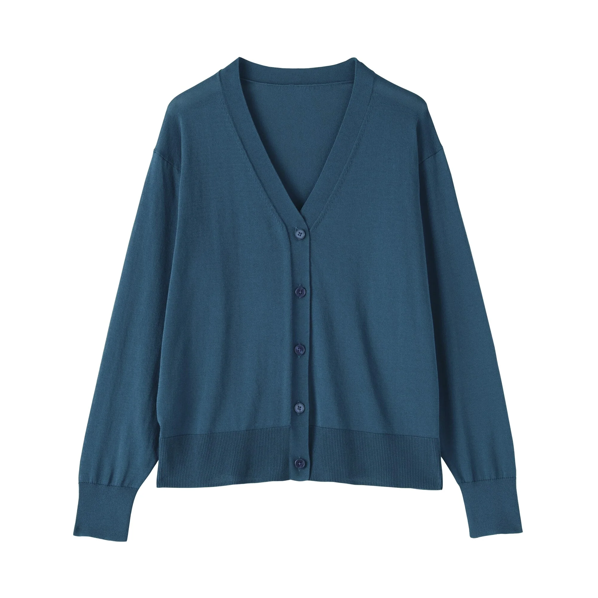 Light Knit V-Neck Cardigan - Image 58