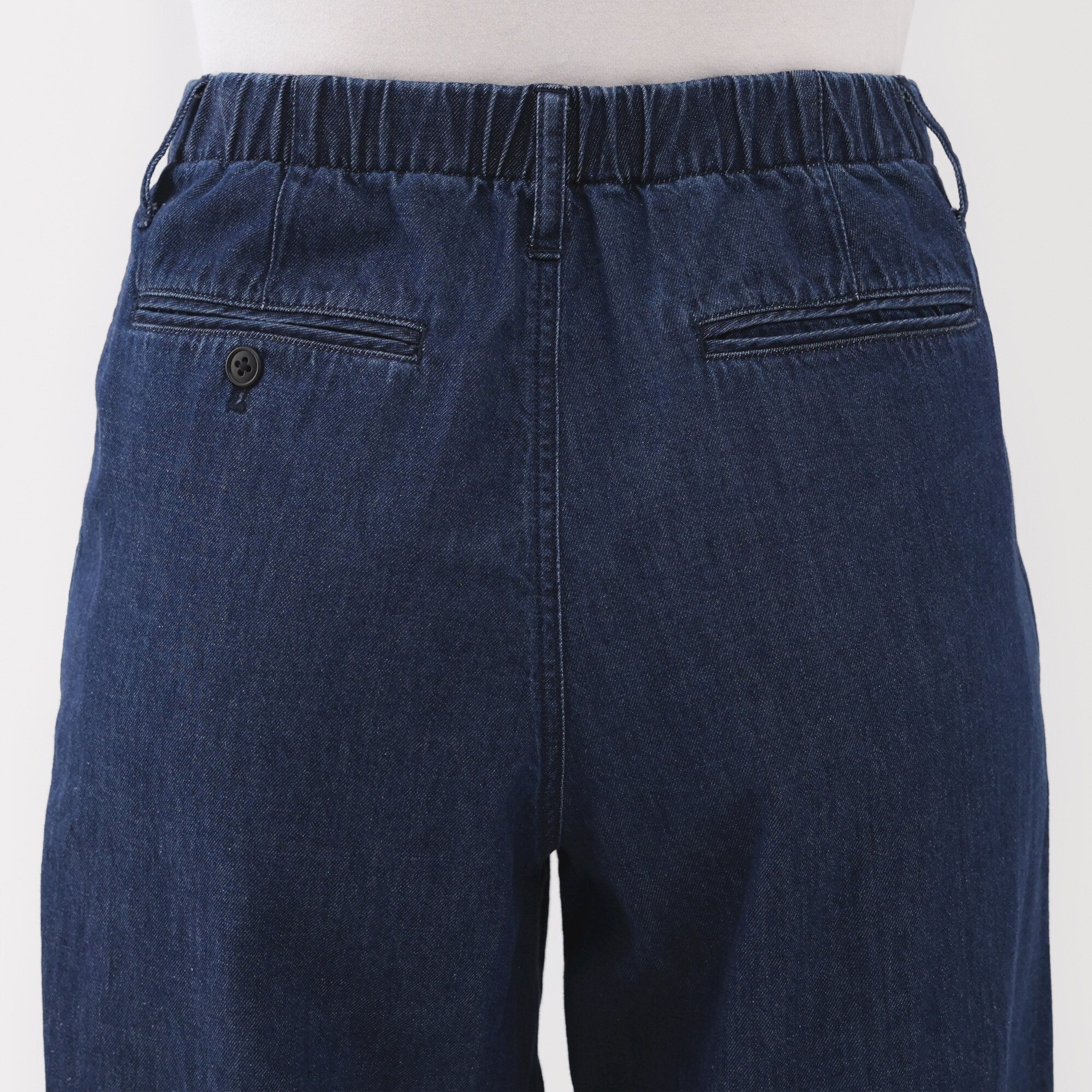 Lightweight Denim Wide Pants - Image 8