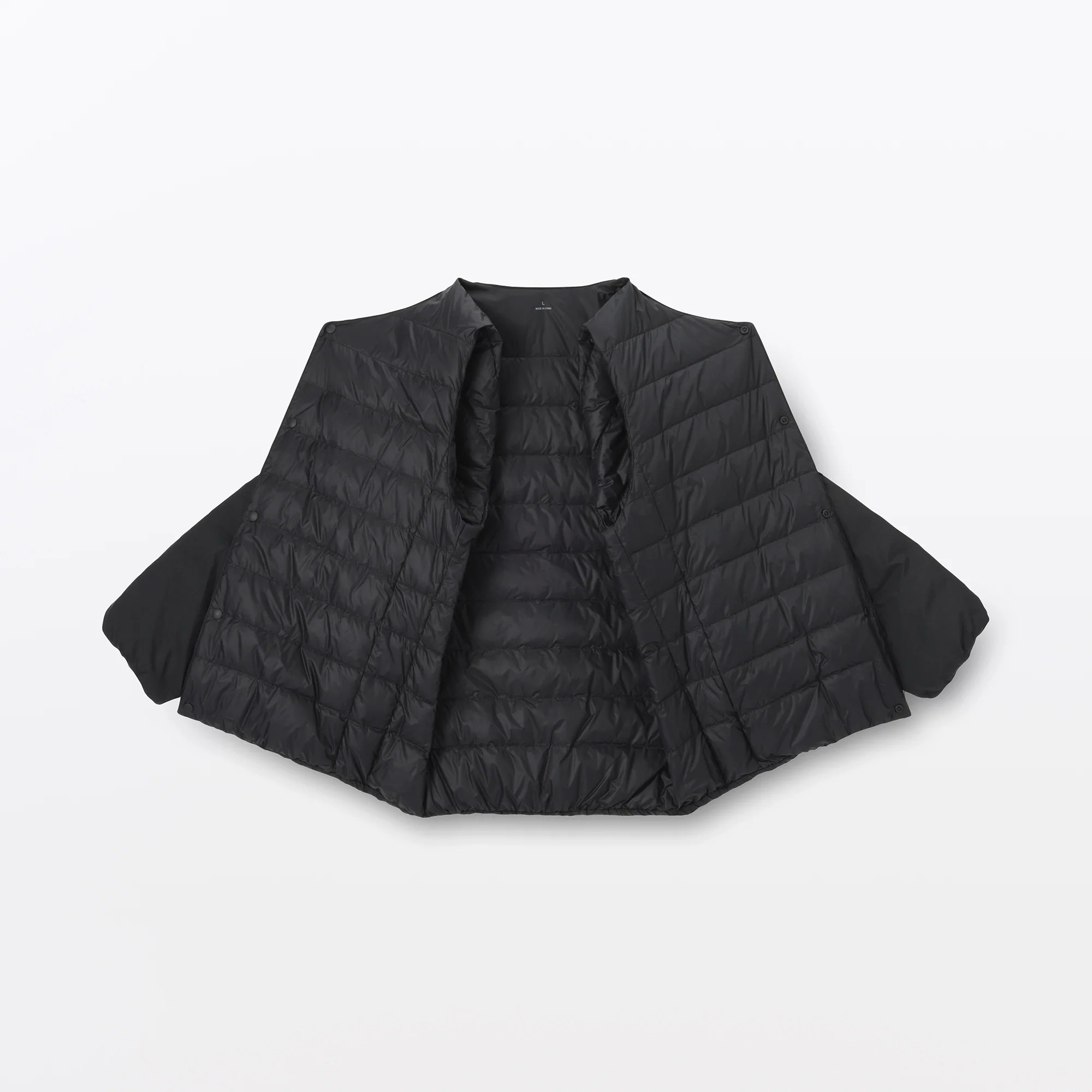 Lightweight Down Collarless Jacket - Image 30