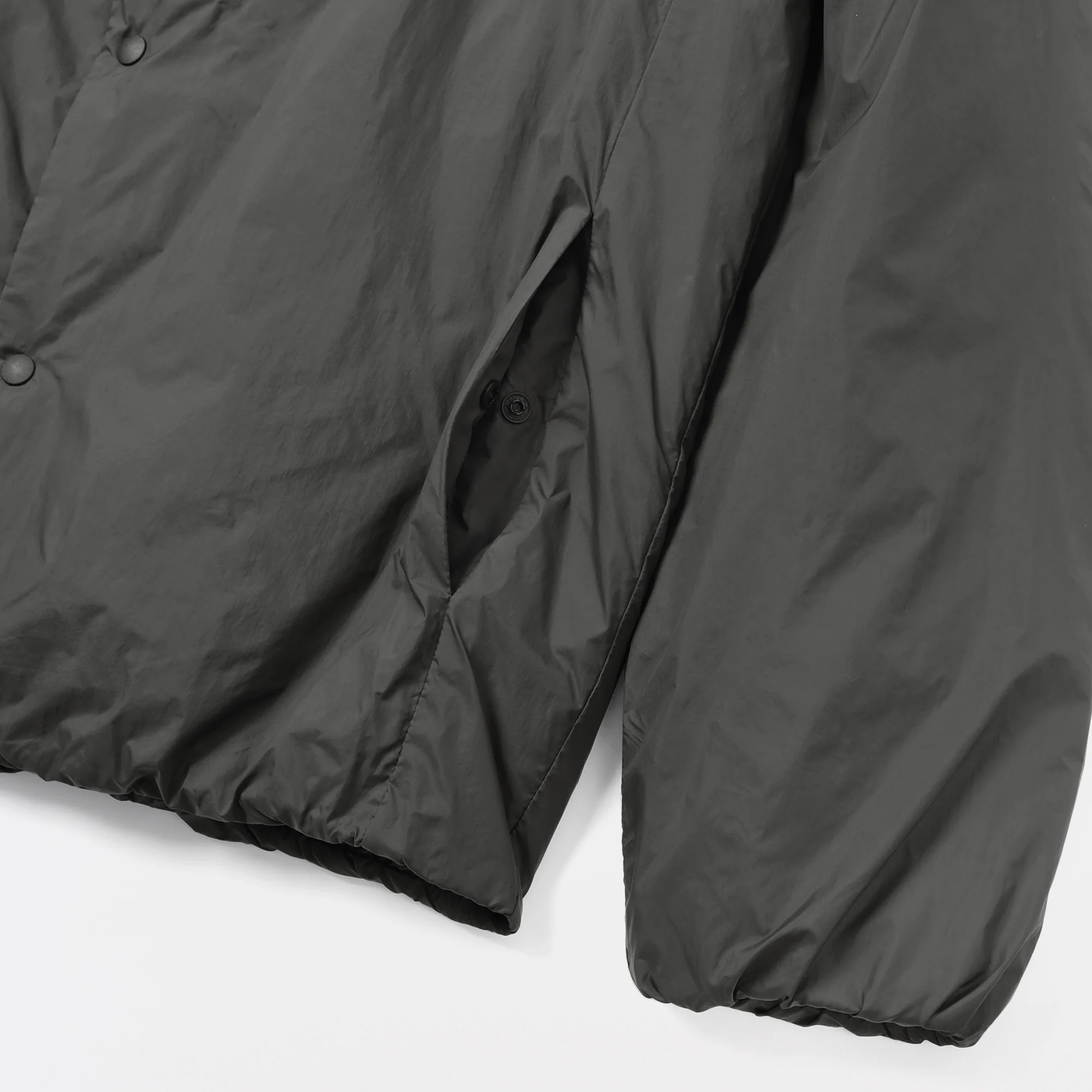 Lightweight Down Collarless Jacket - Image 8