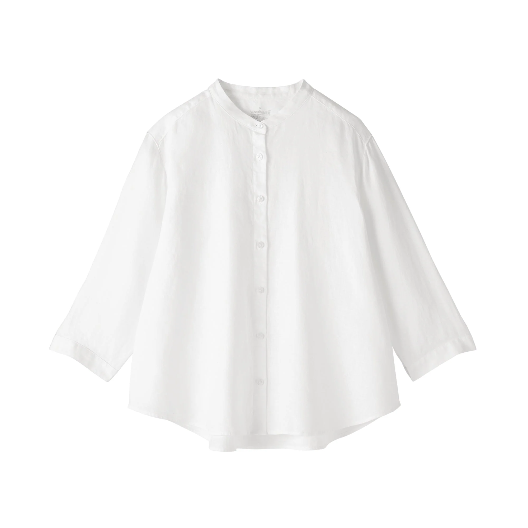 Linen 3/4 Sleeve Blouse - Image 11