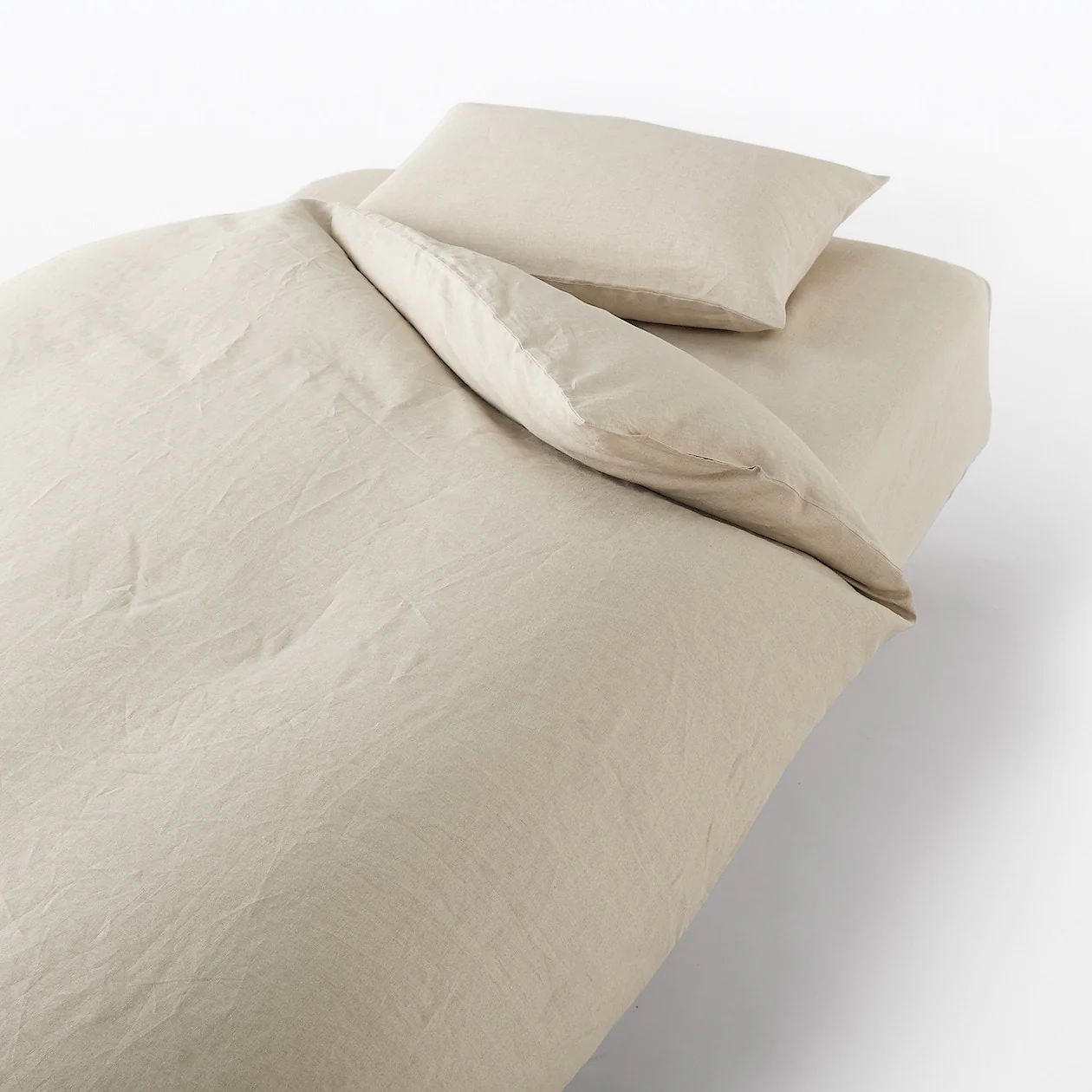 Linen Plain Weave Duvet Cover - Image 8