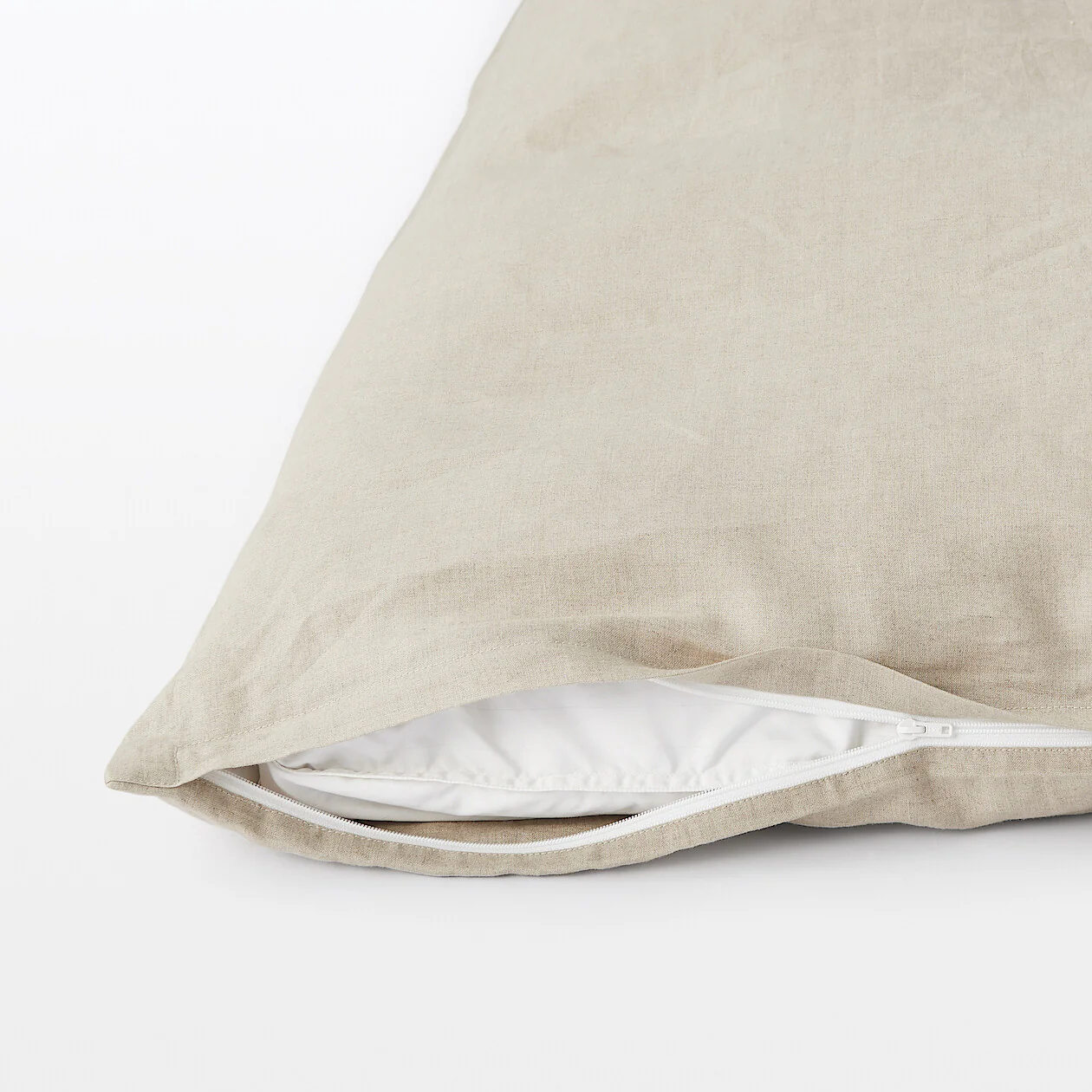 Linen Plain Weave Duvet Cover - Image 4