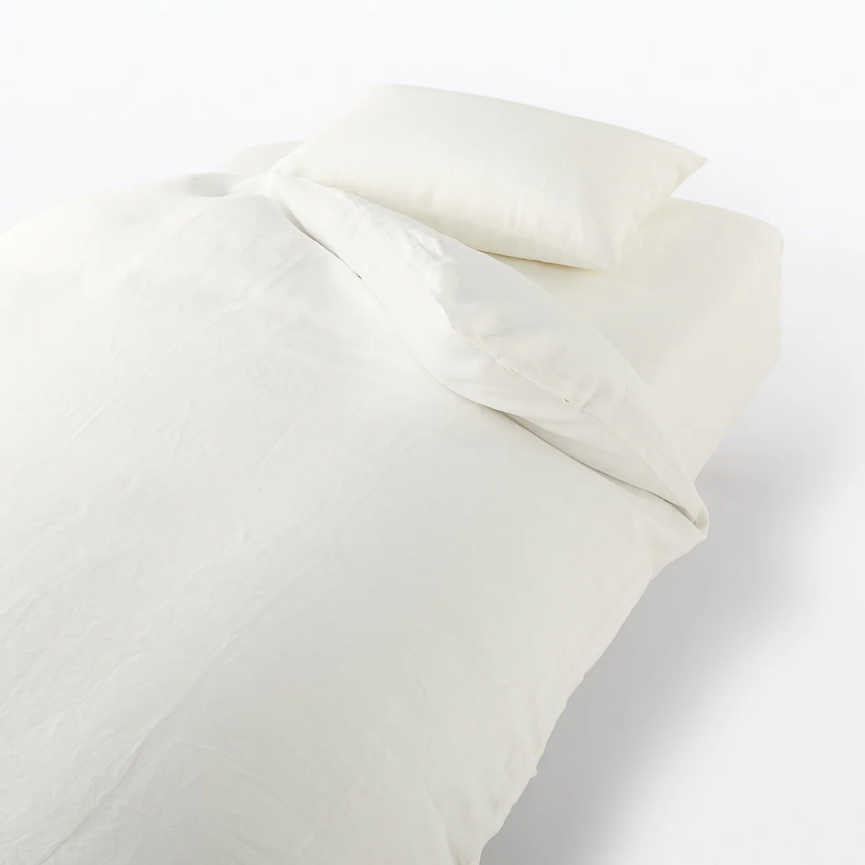 Linen Plain Weave Duvet Cover - Image 9