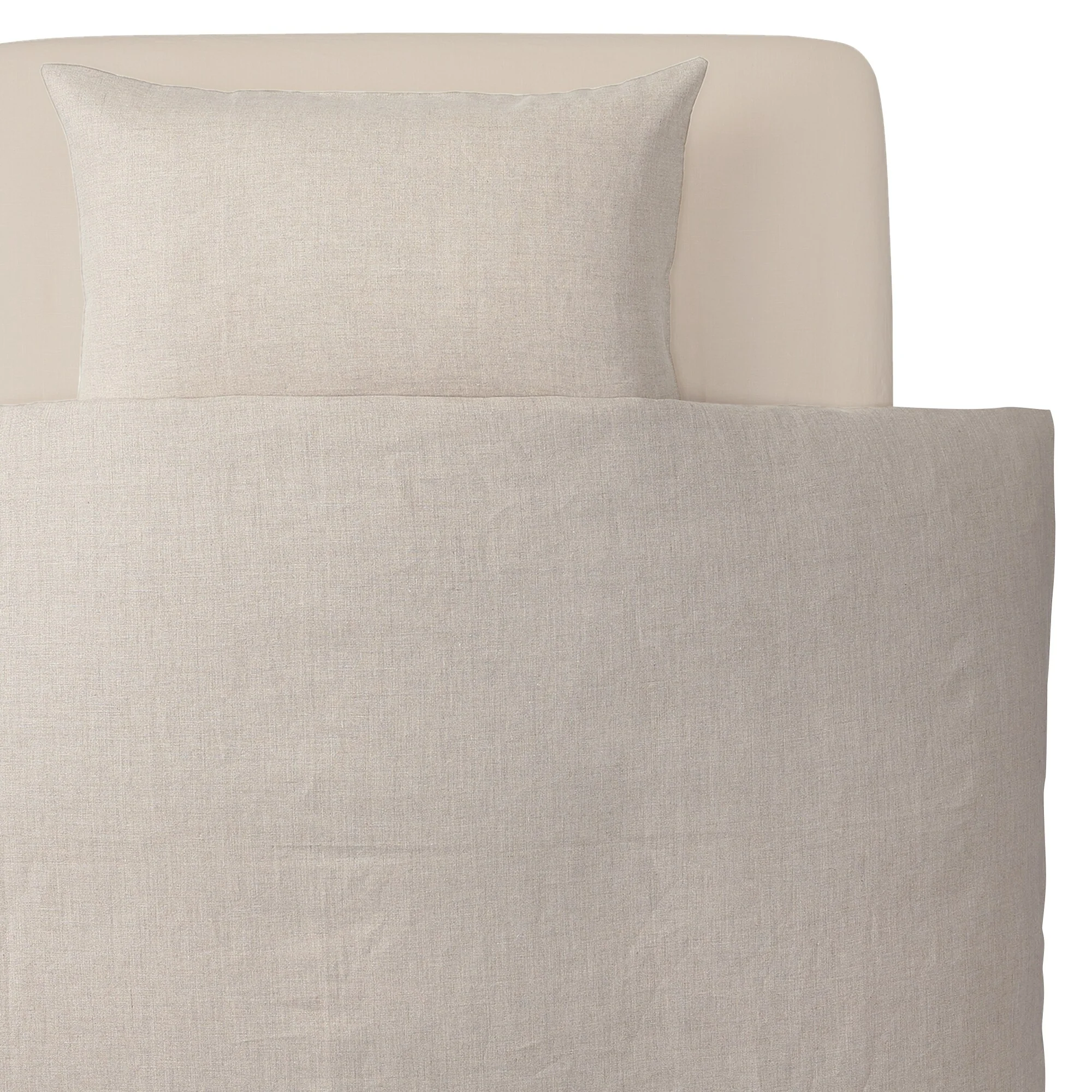 Linen Plain Weave Fitted Sheet - Image 2