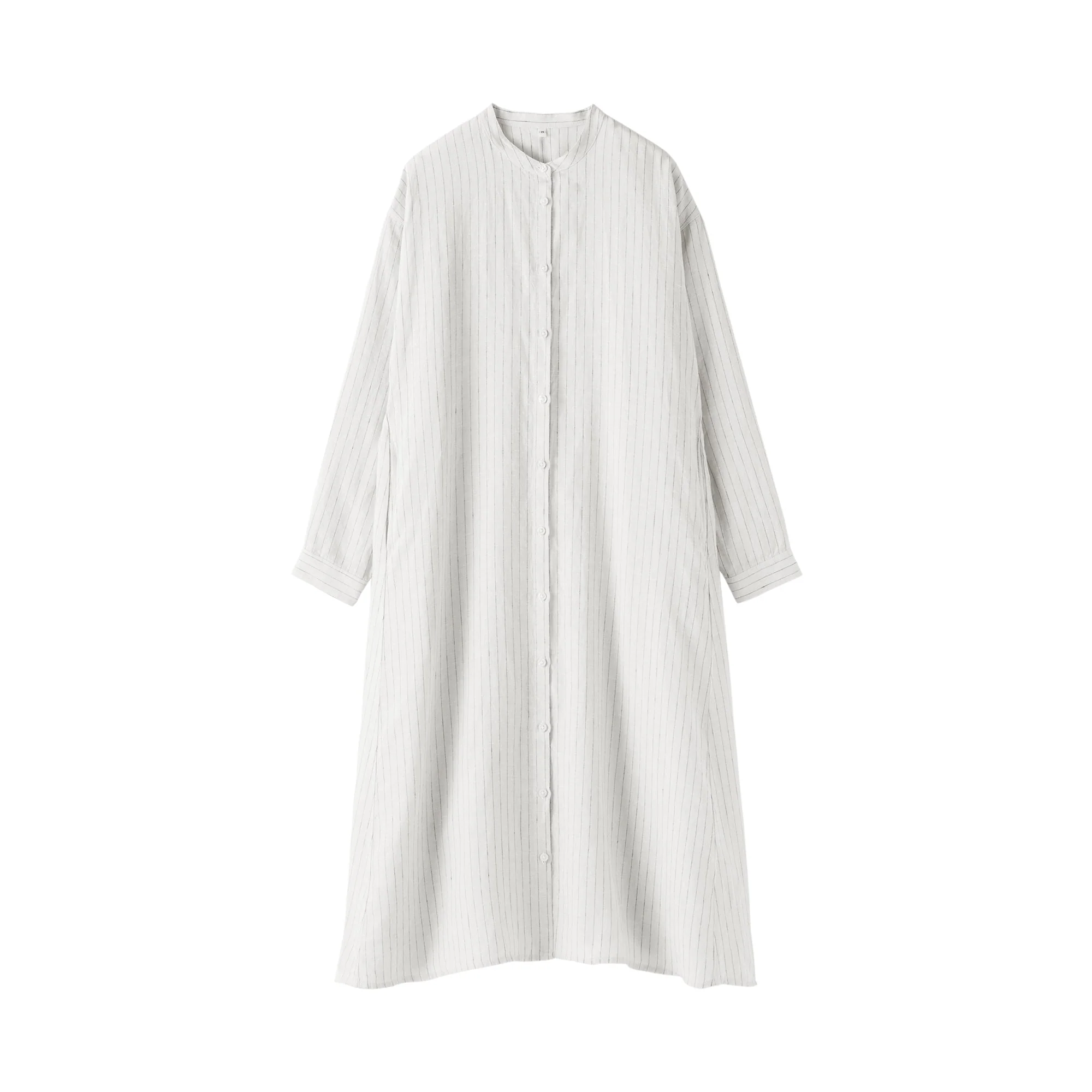 Linen Shirt Dress - Image 10