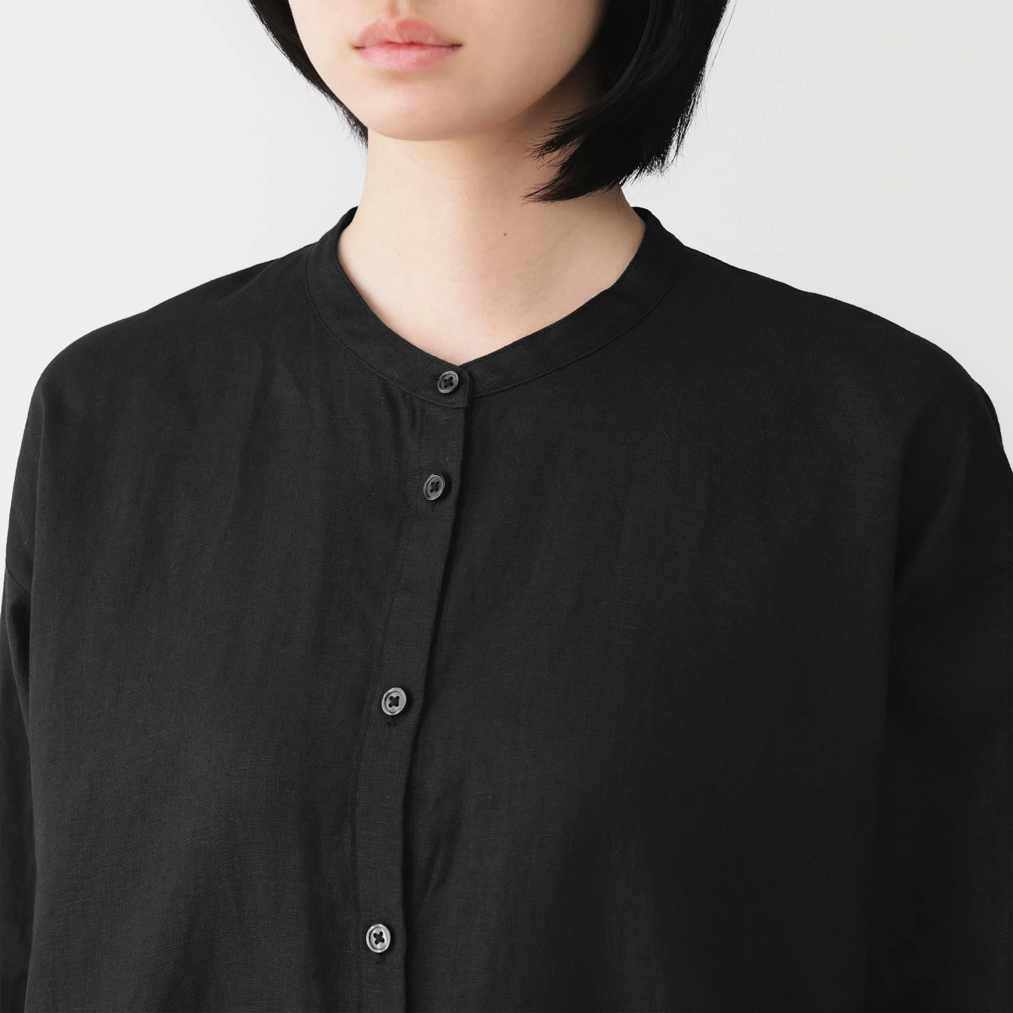 Linen Shirt Dress - Image 7