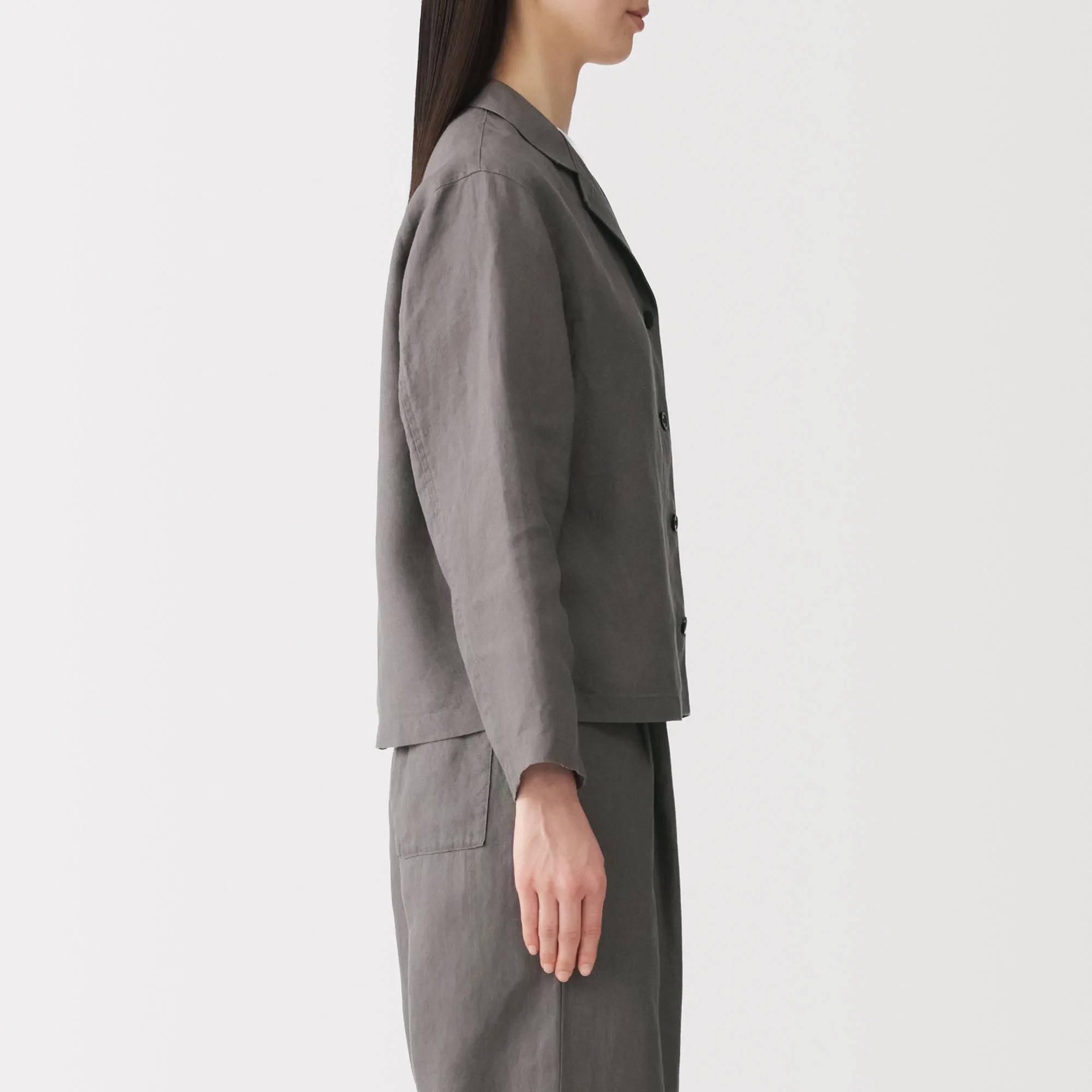 Linen Shirt Jacket - Image 19