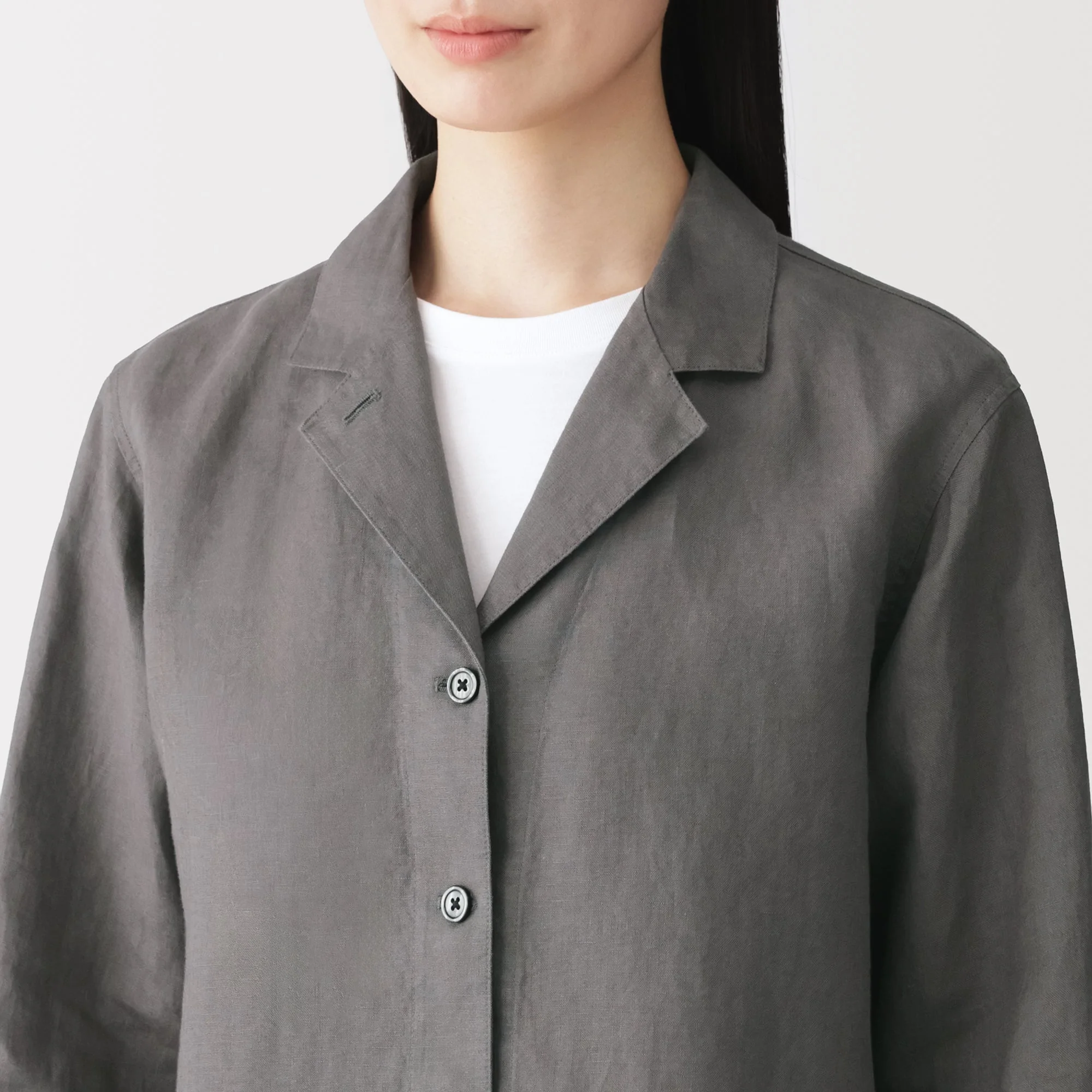 Linen Shirt Jacket - Image 21