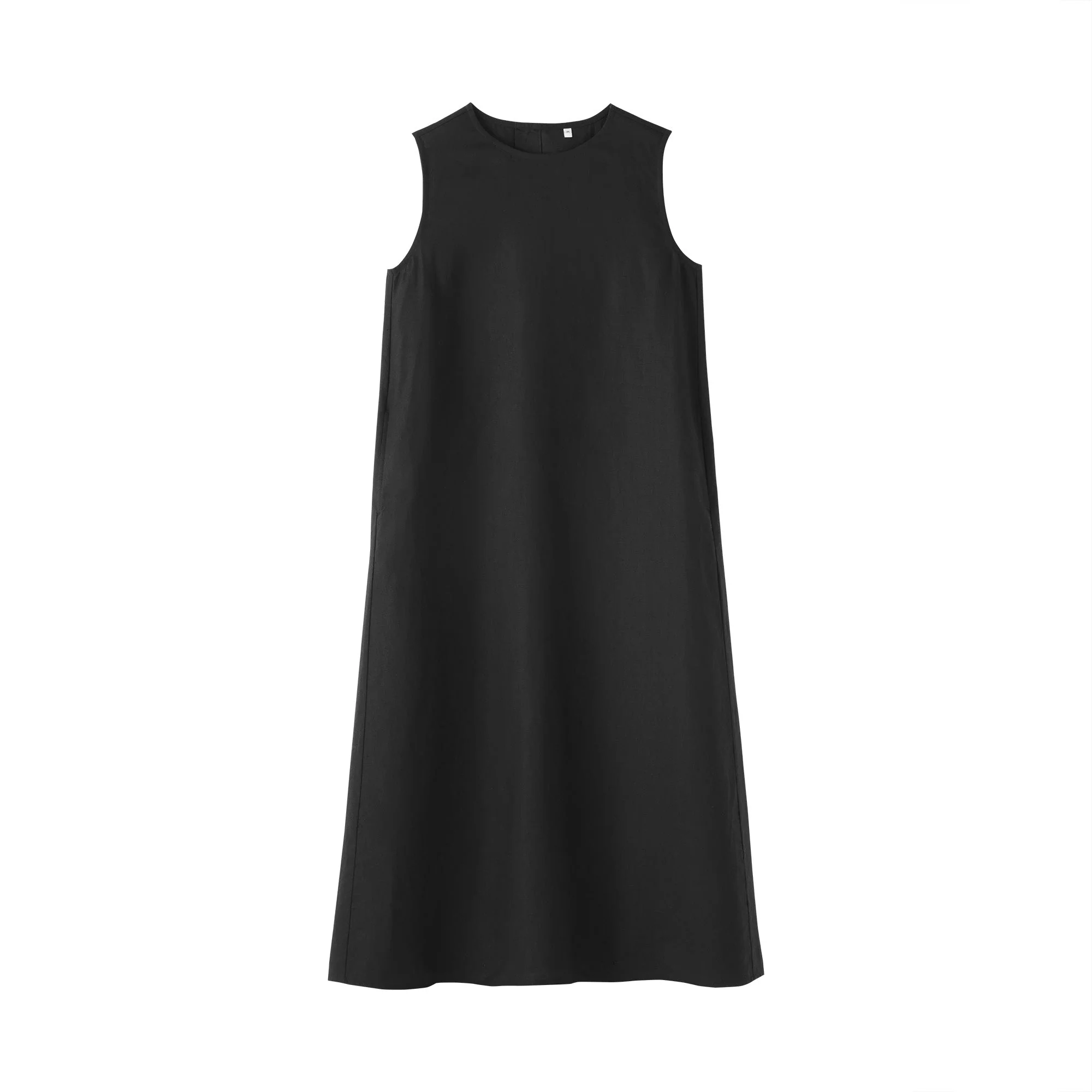 Linen Sleeveless Dress - Image 10