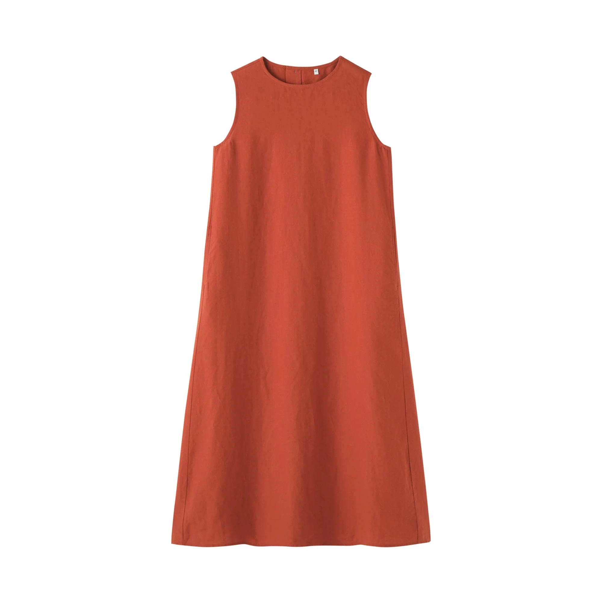 Linen Sleeveless Dress - Image 18