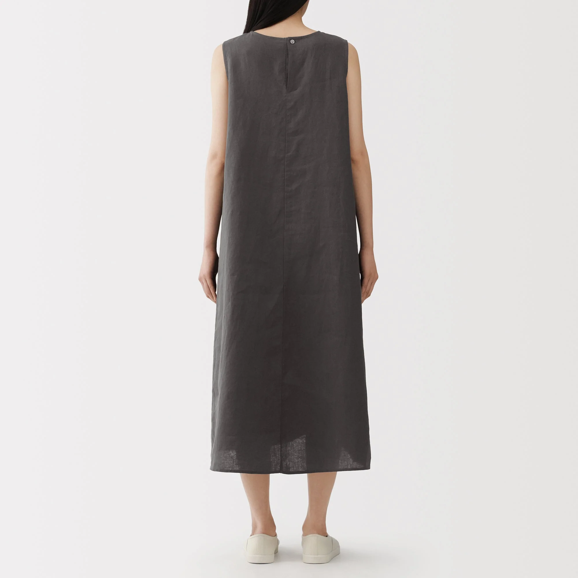 Linen Sleeveless Dress - Image 5