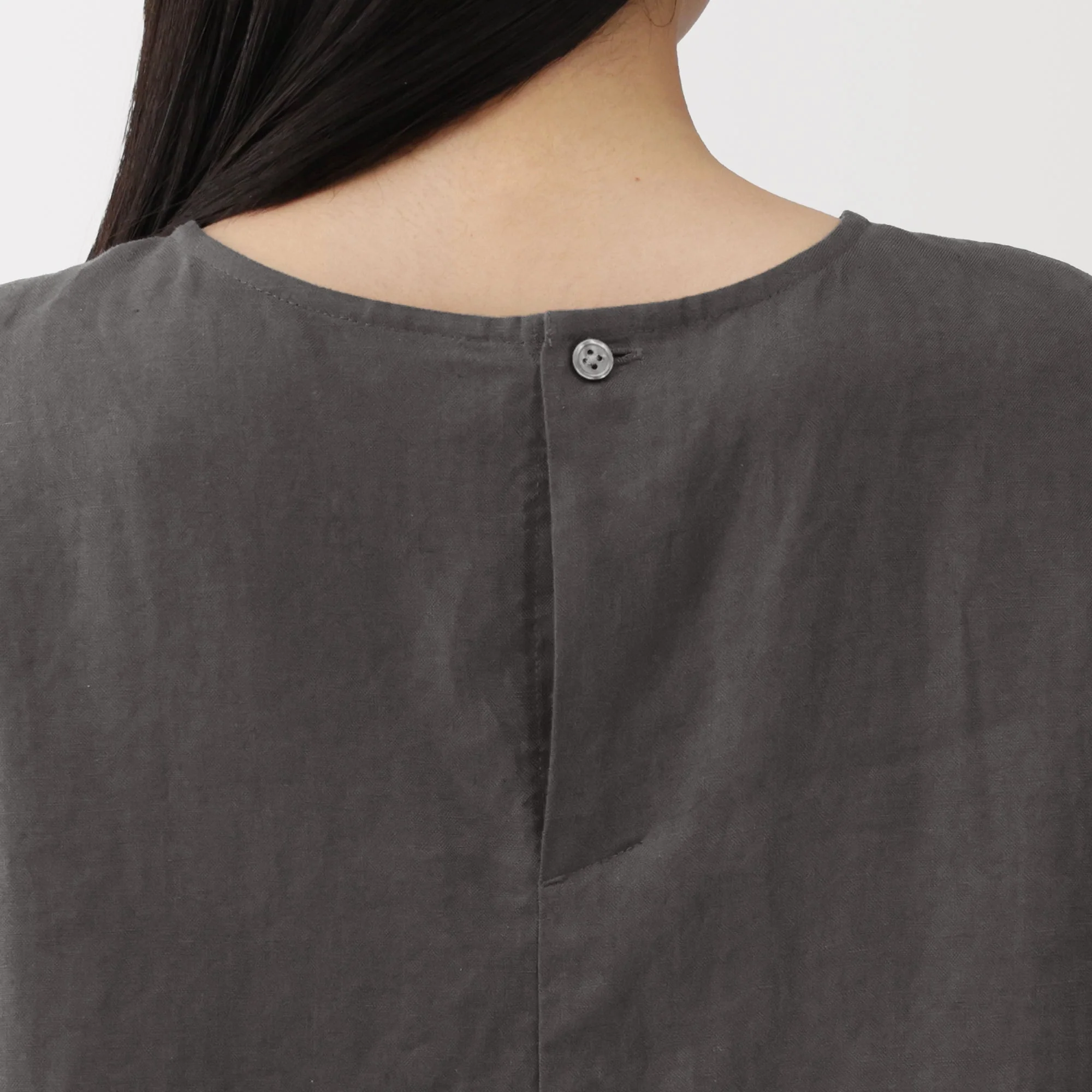 Linen Sleeveless Dress - Image 7