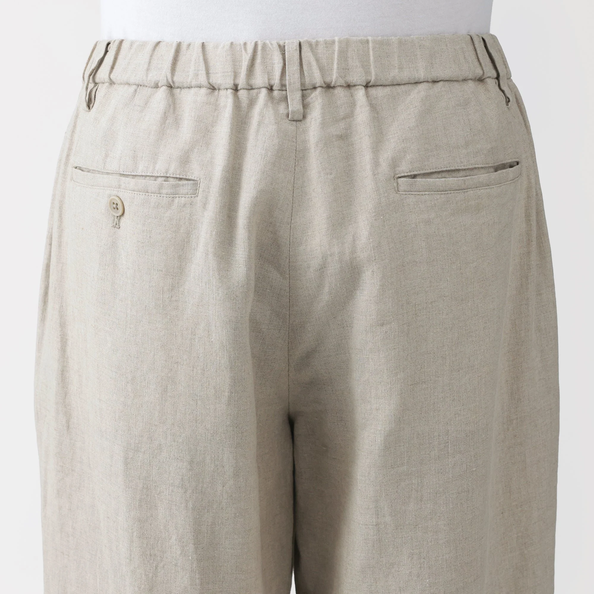 Linen Tapered Pants - Image 17