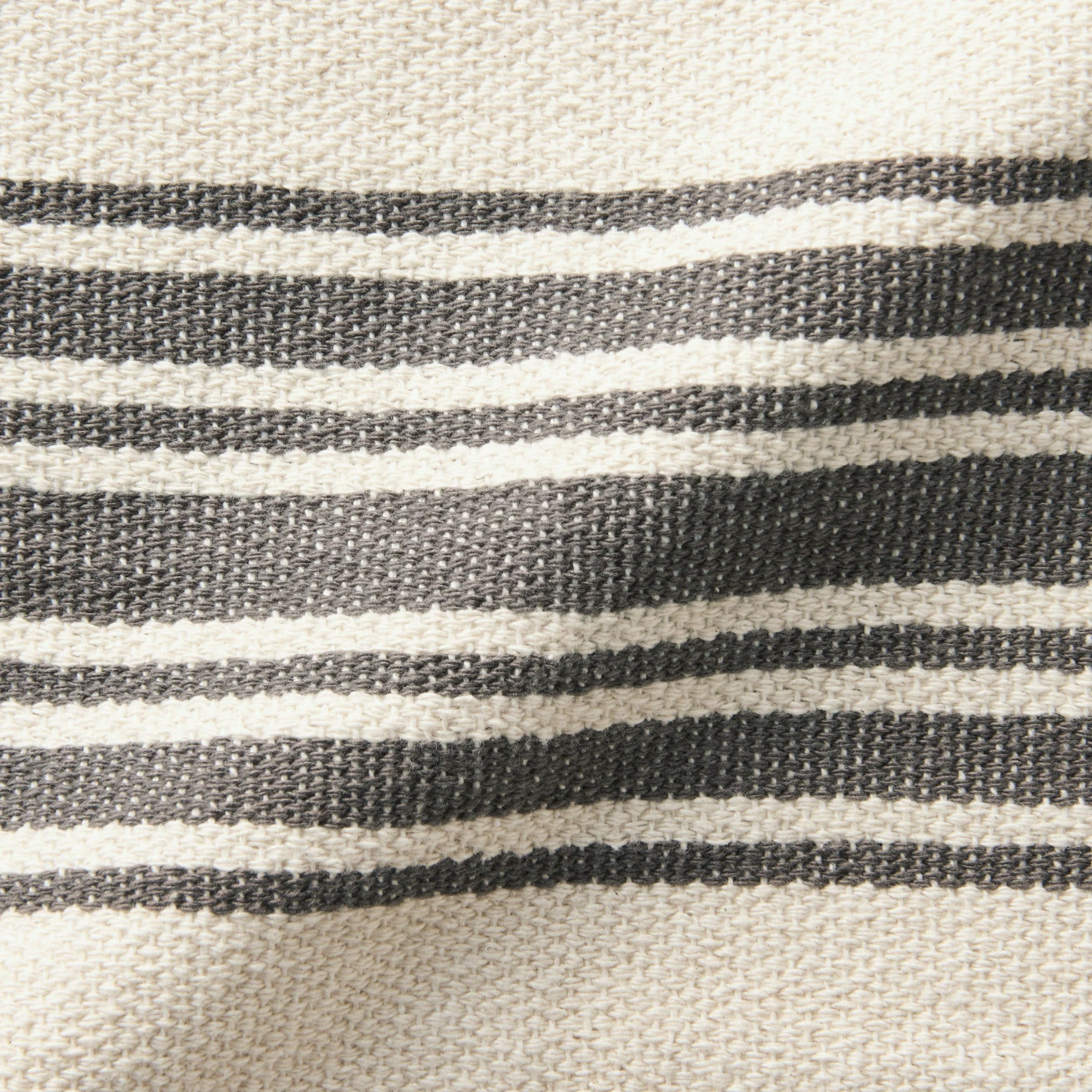 Low-Count Indian Cotton Placemat Center Striped - Natural Brown - Image 3