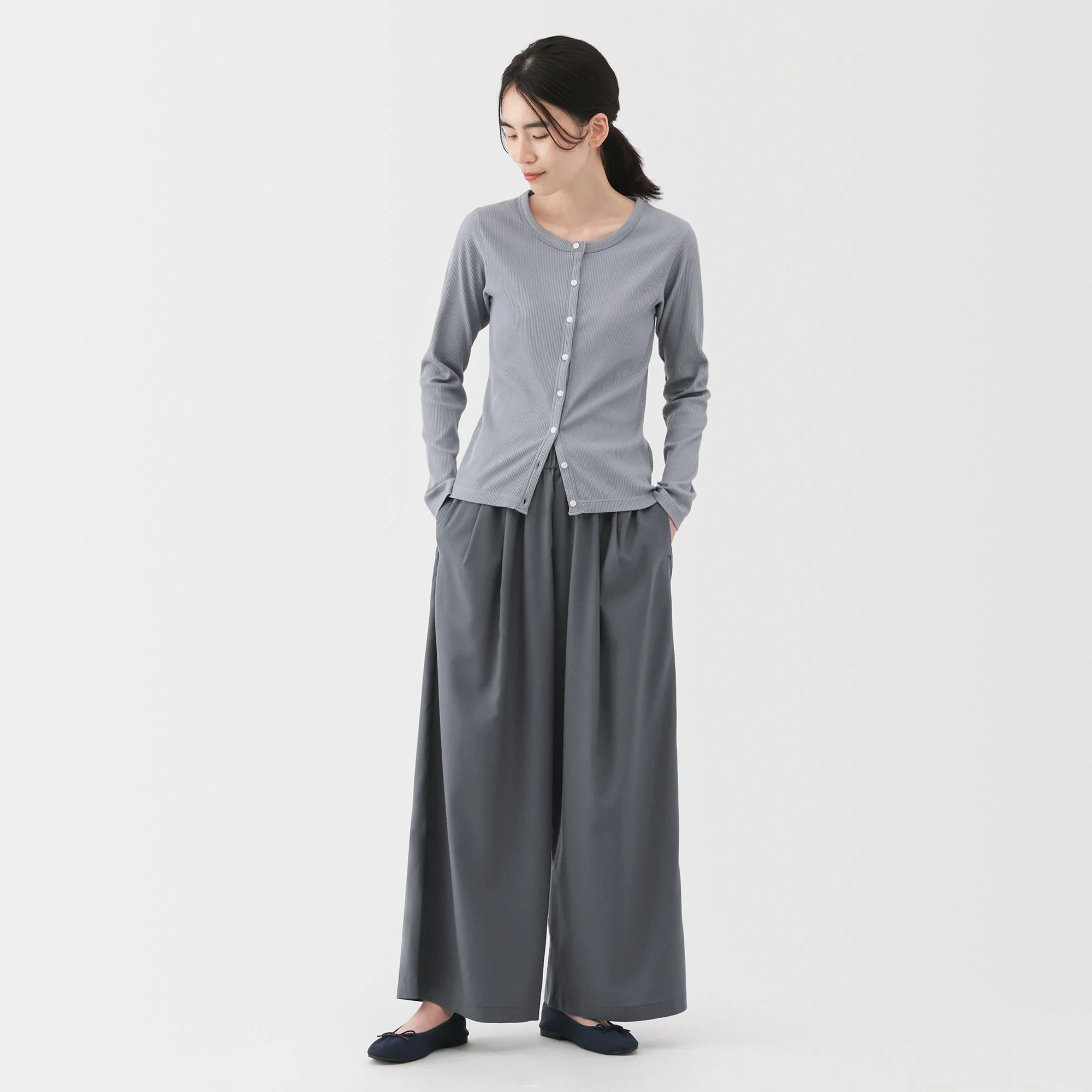 Lyocell Blend Easy Pants