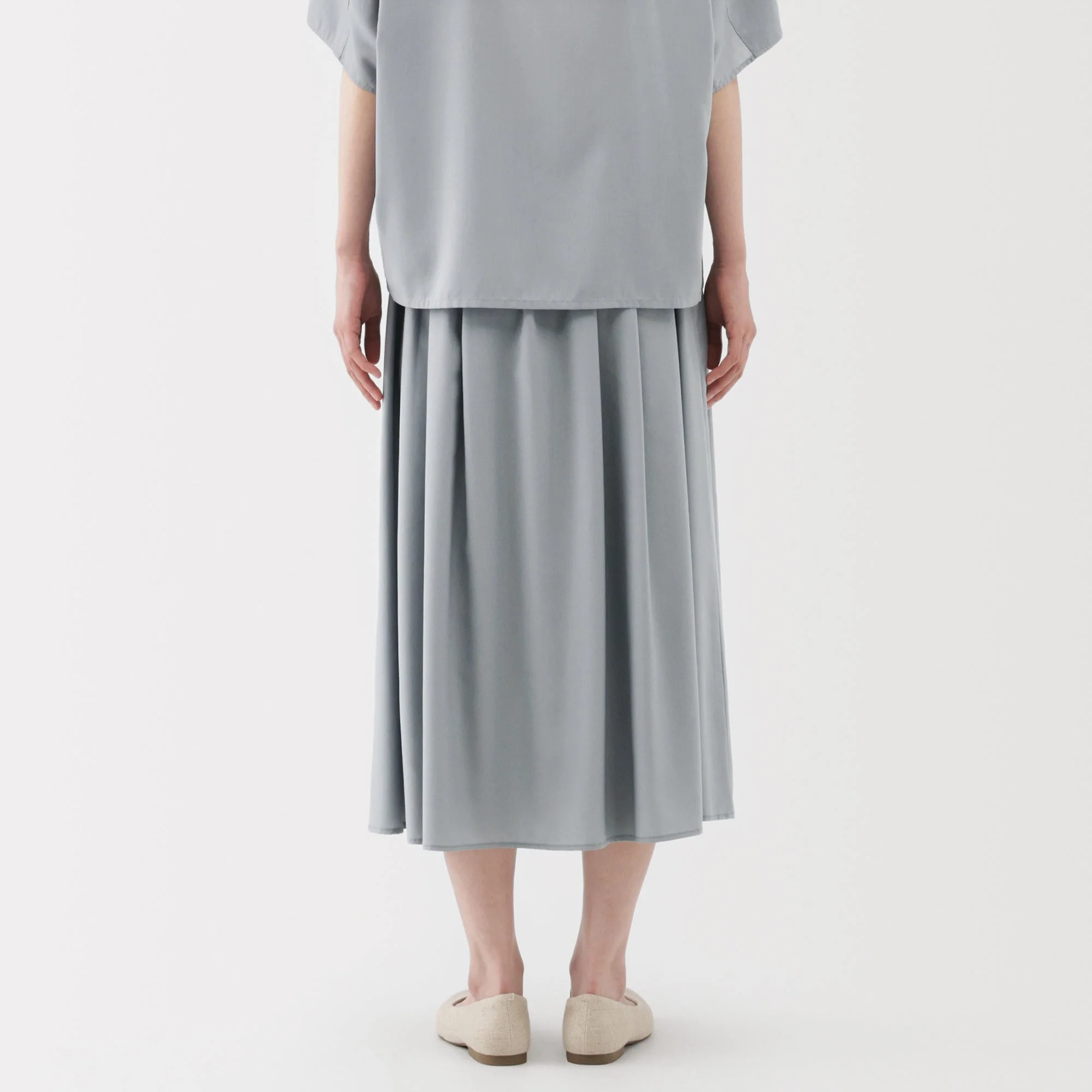 Lyocell Blend Flared Skirt - Image 16