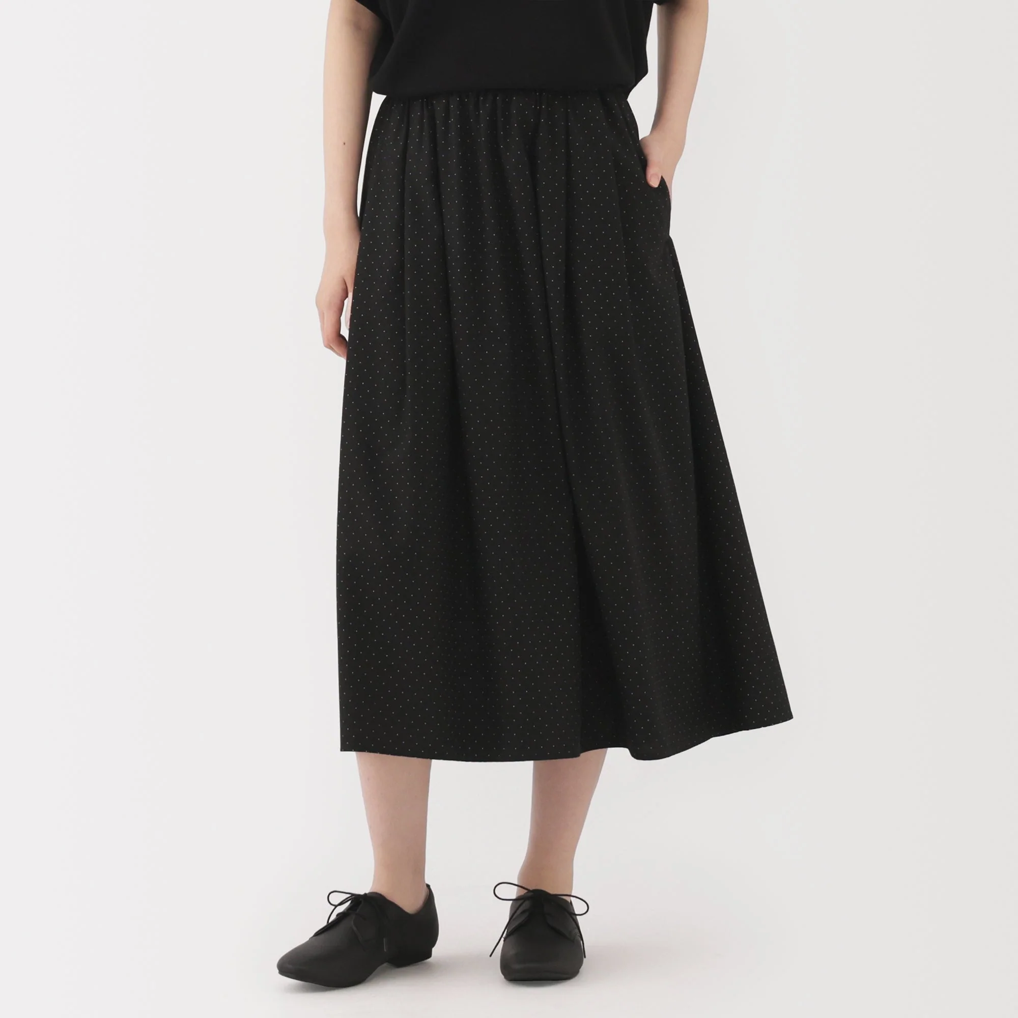 Lyocell Blend Flared Skirt - Image 3
