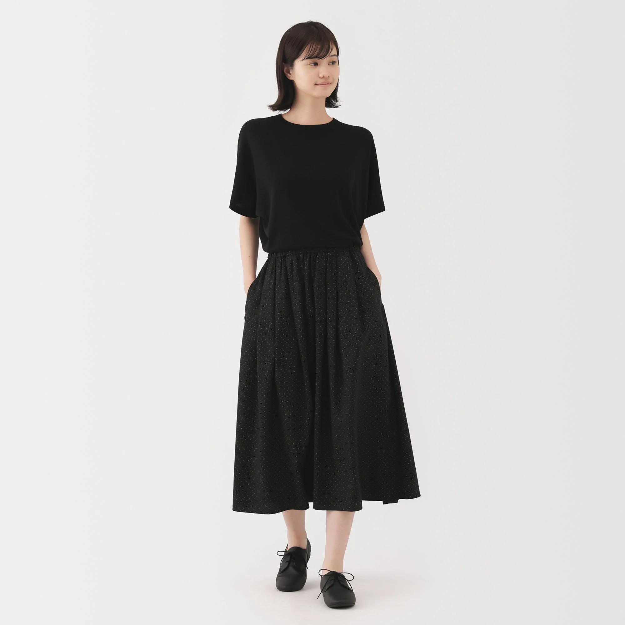 Lyocell Blend Flared Skirt - Image 4